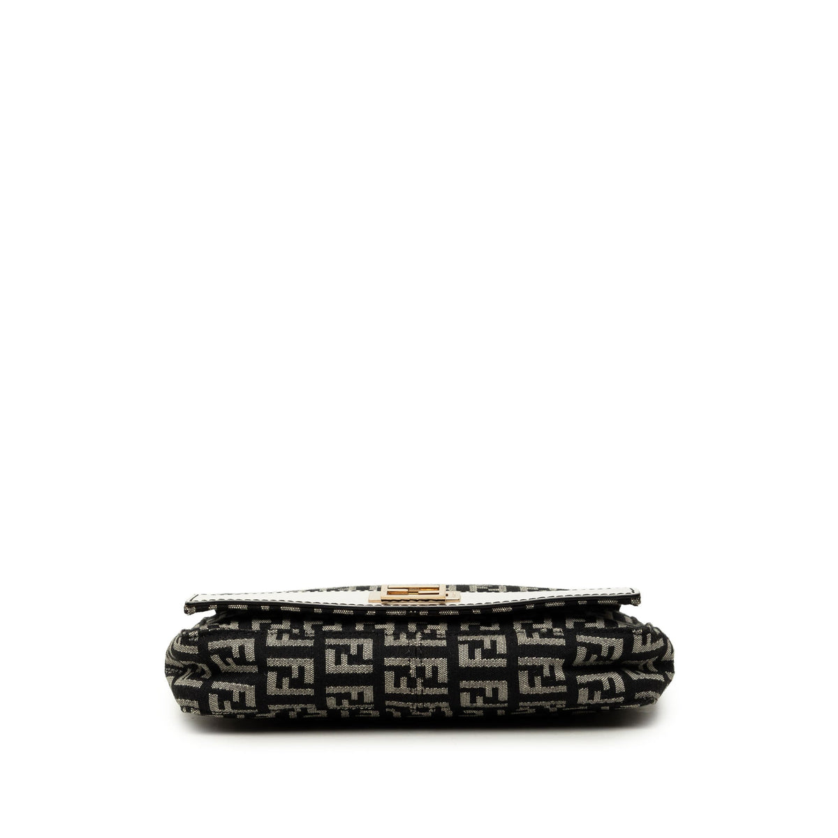 Fendi Zucchino Canvas Shoulder Bag