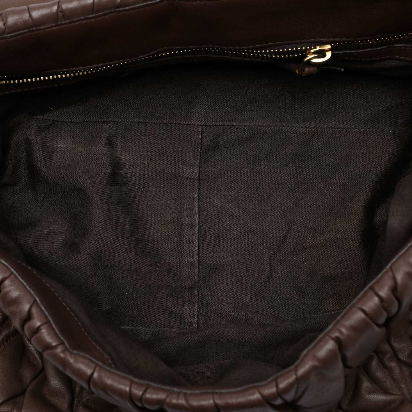Matelasse Leather Turnlock Satchel