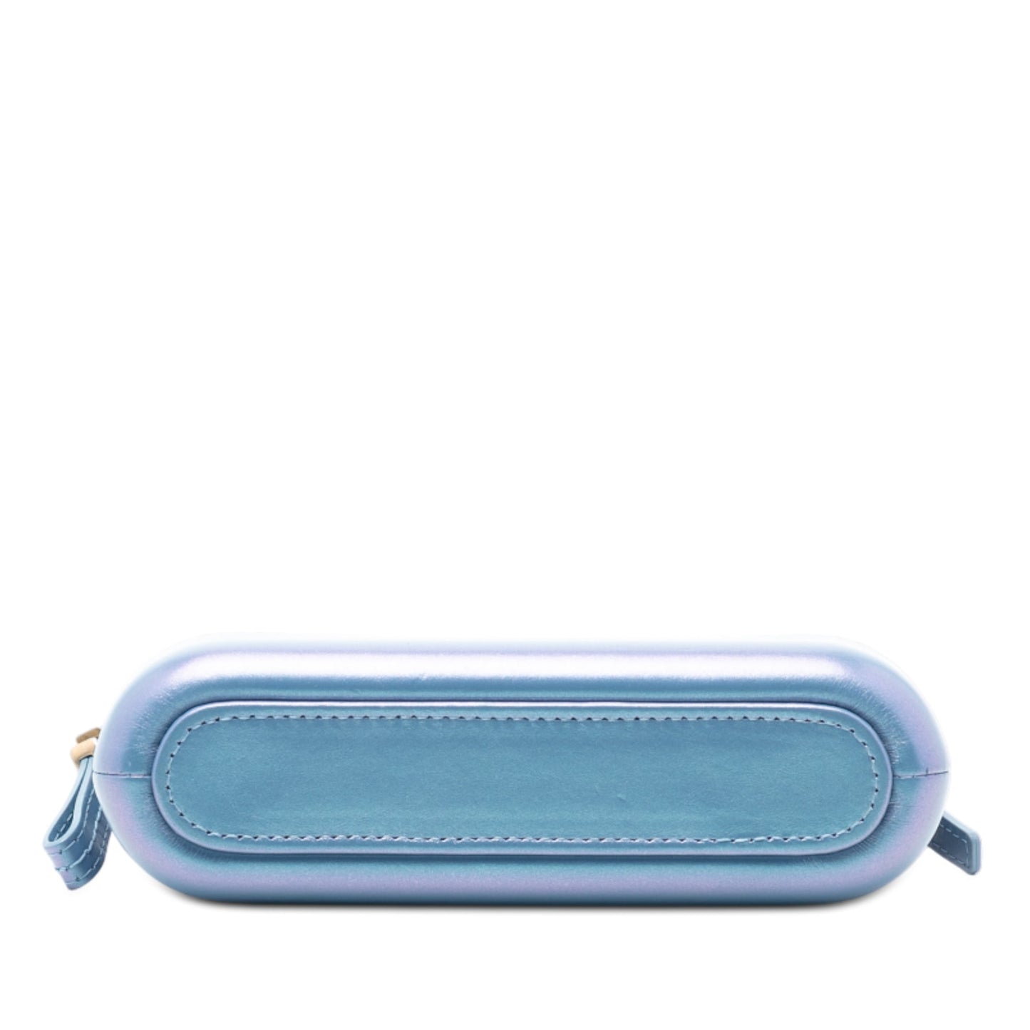 Chanel Iridescent Aged Calfskin Gabrielle Double Zip Clutch with Chain