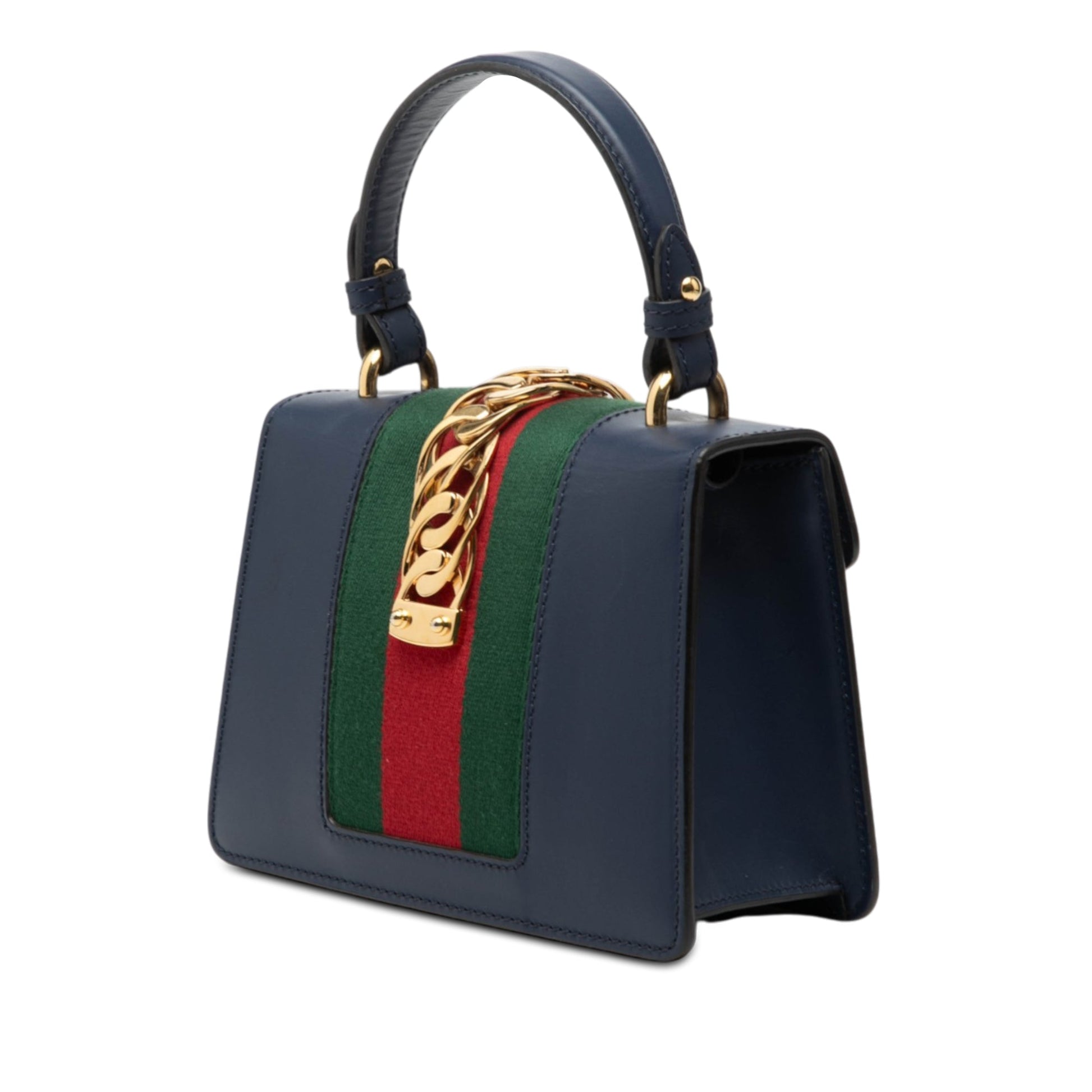 Gucci Mini Leather Sylvie Satchel
