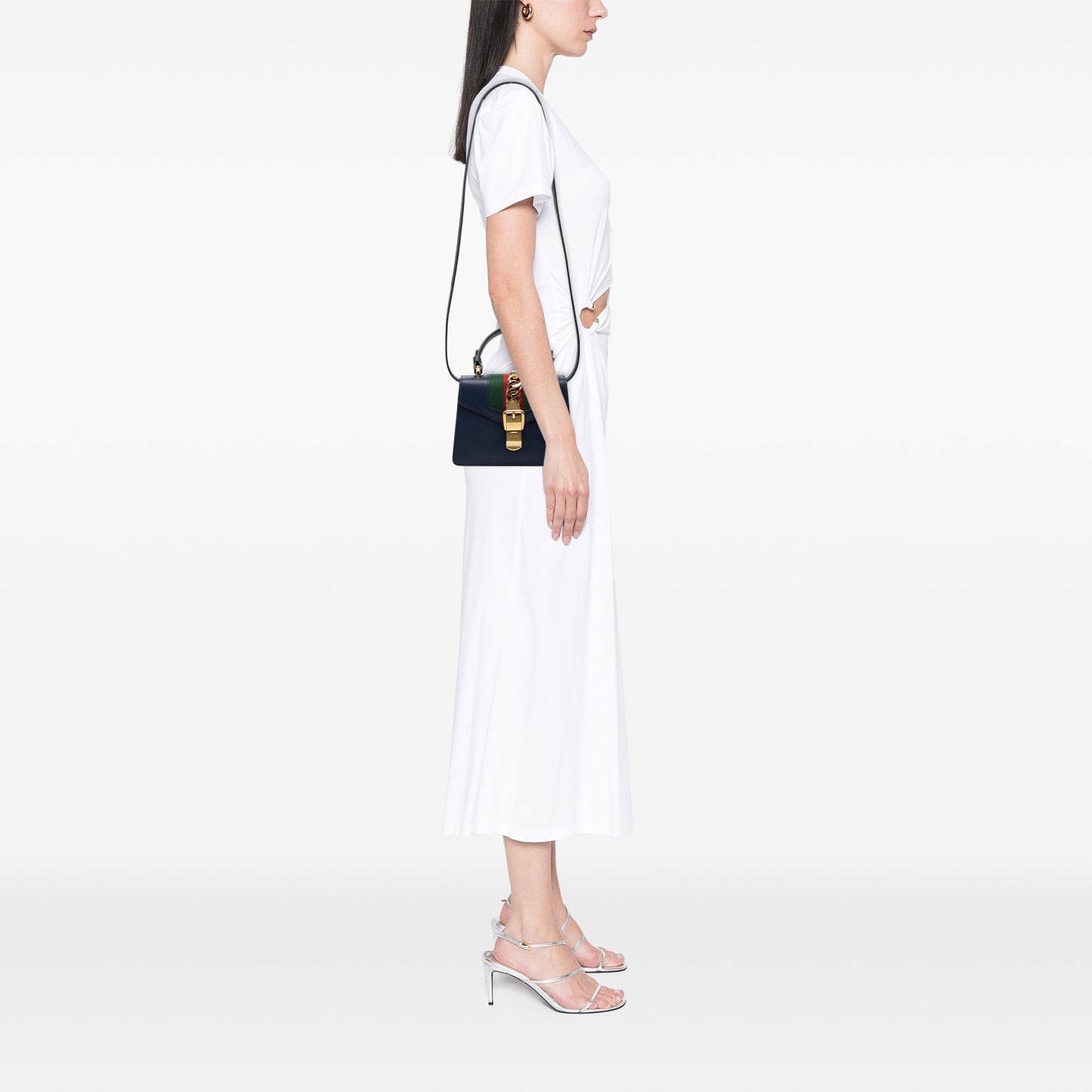 Gucci Mini Leather Sylvie Satchel