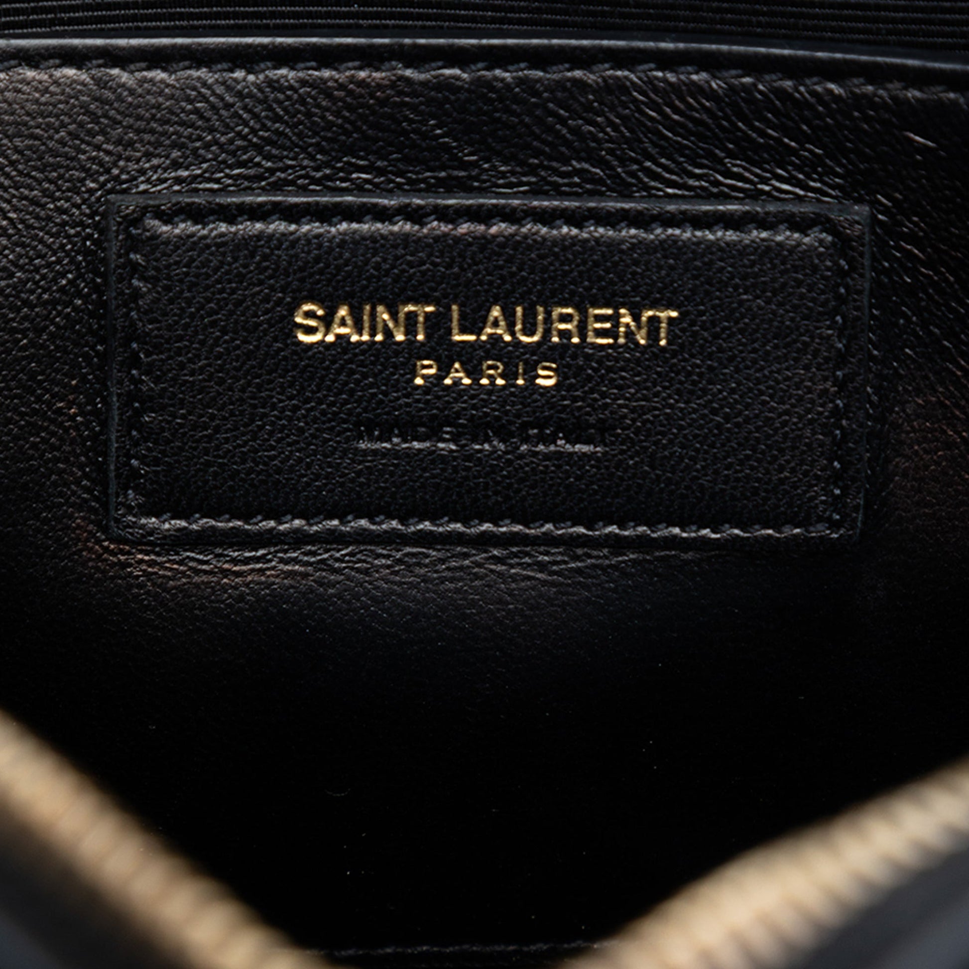 Saint Laurent Medium Grain De Poudre Classic Monogram Camera Bag