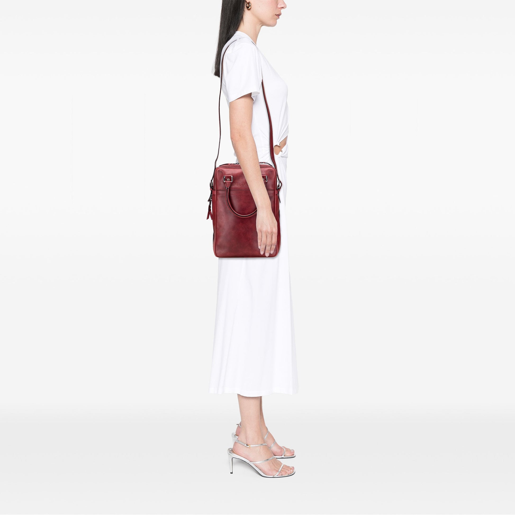 Louis Vuitton Cuir Bequia Porte Document Vertical Bag