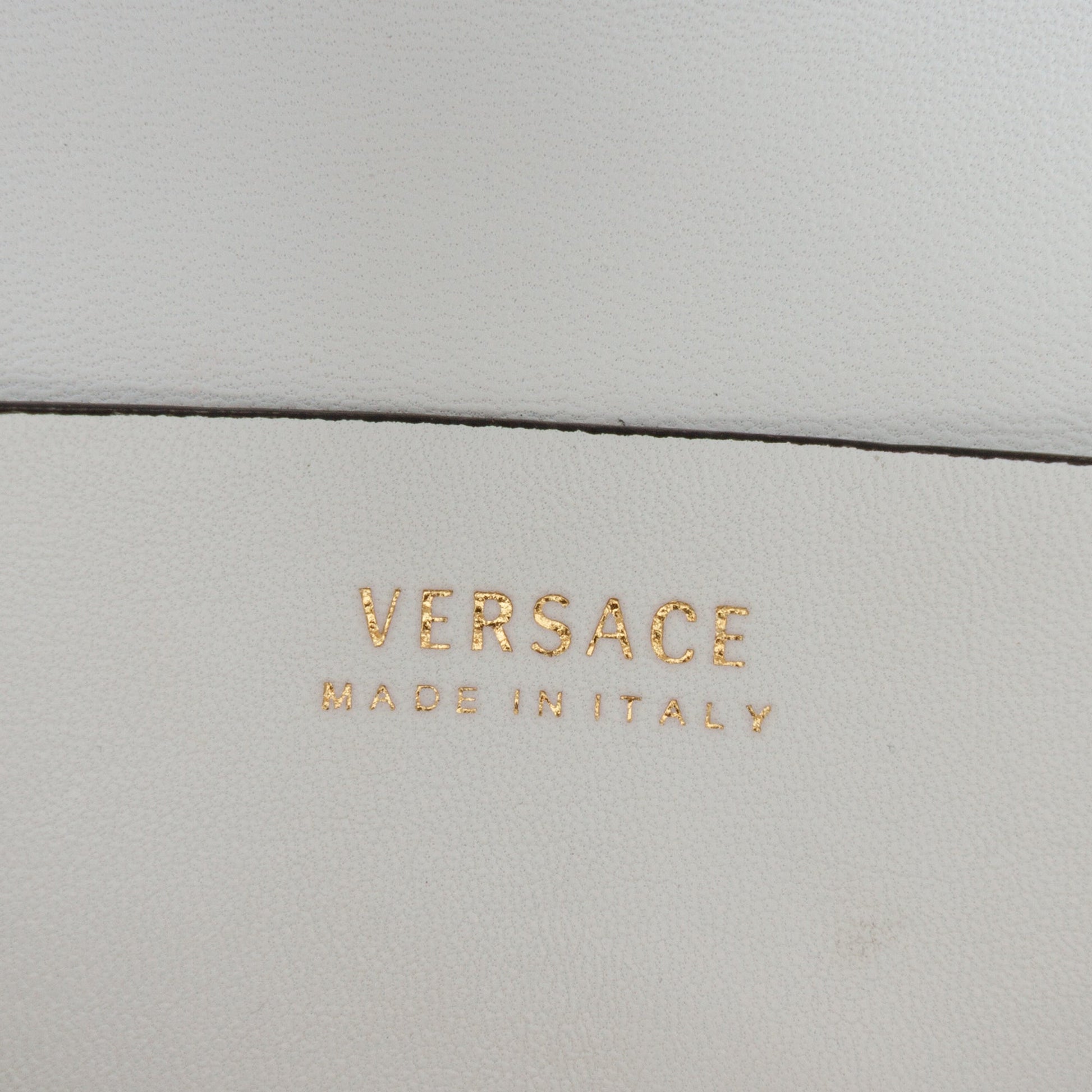 Versace Quilted Nappa Virtus V Crossbody Belt Bag