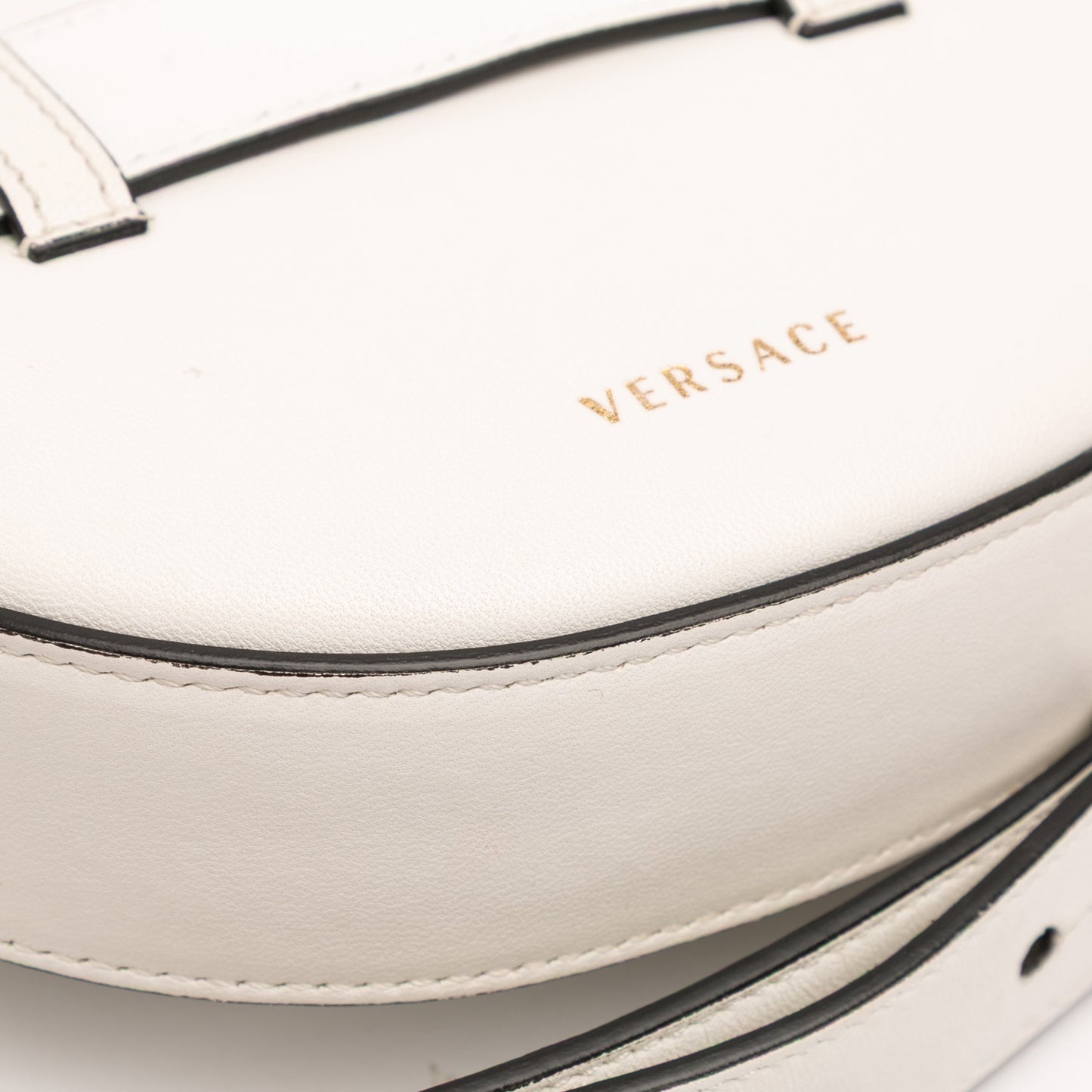 Versace Quilted Nappa Virtus V Crossbody Belt Bag