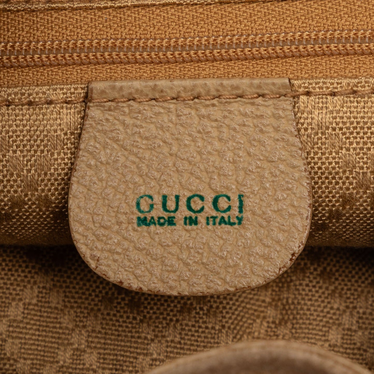 Gucci Suede Bamboo Drawstring Backpack
