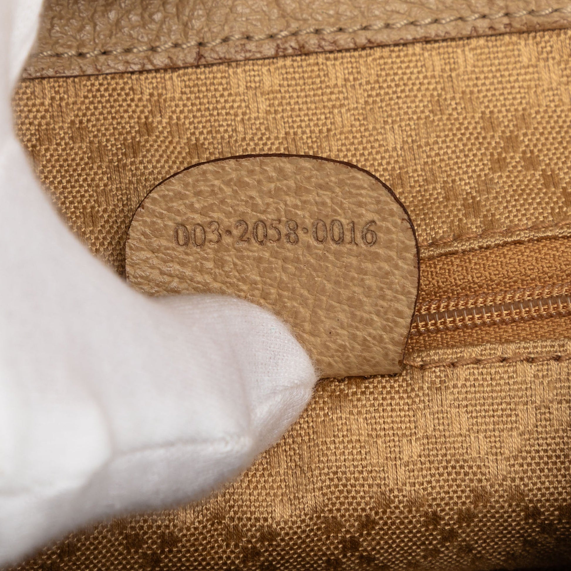 Gucci Suede Bamboo Drawstring Backpack
