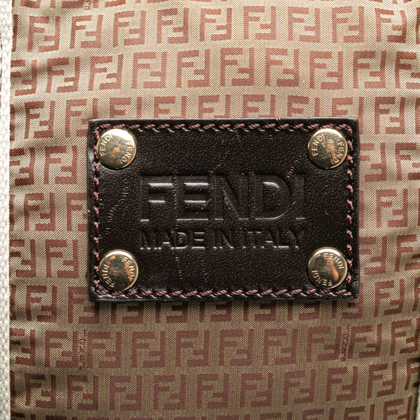 Fendi Micro Zucchino Nylon Tote