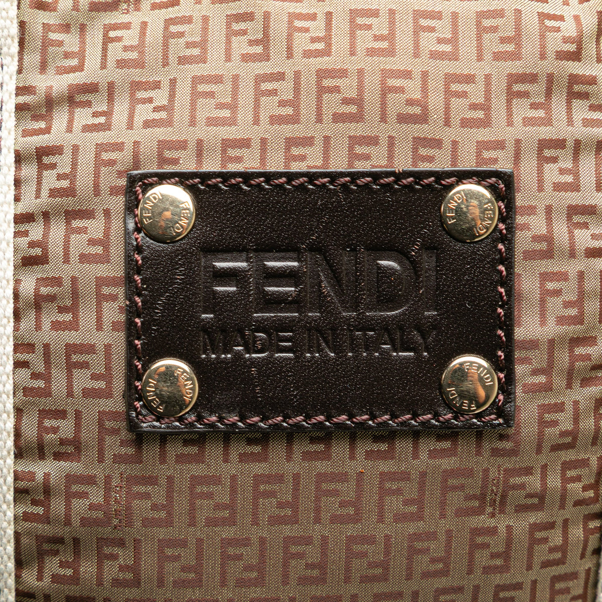 Fendi Micro Zucchino Nylon Tote