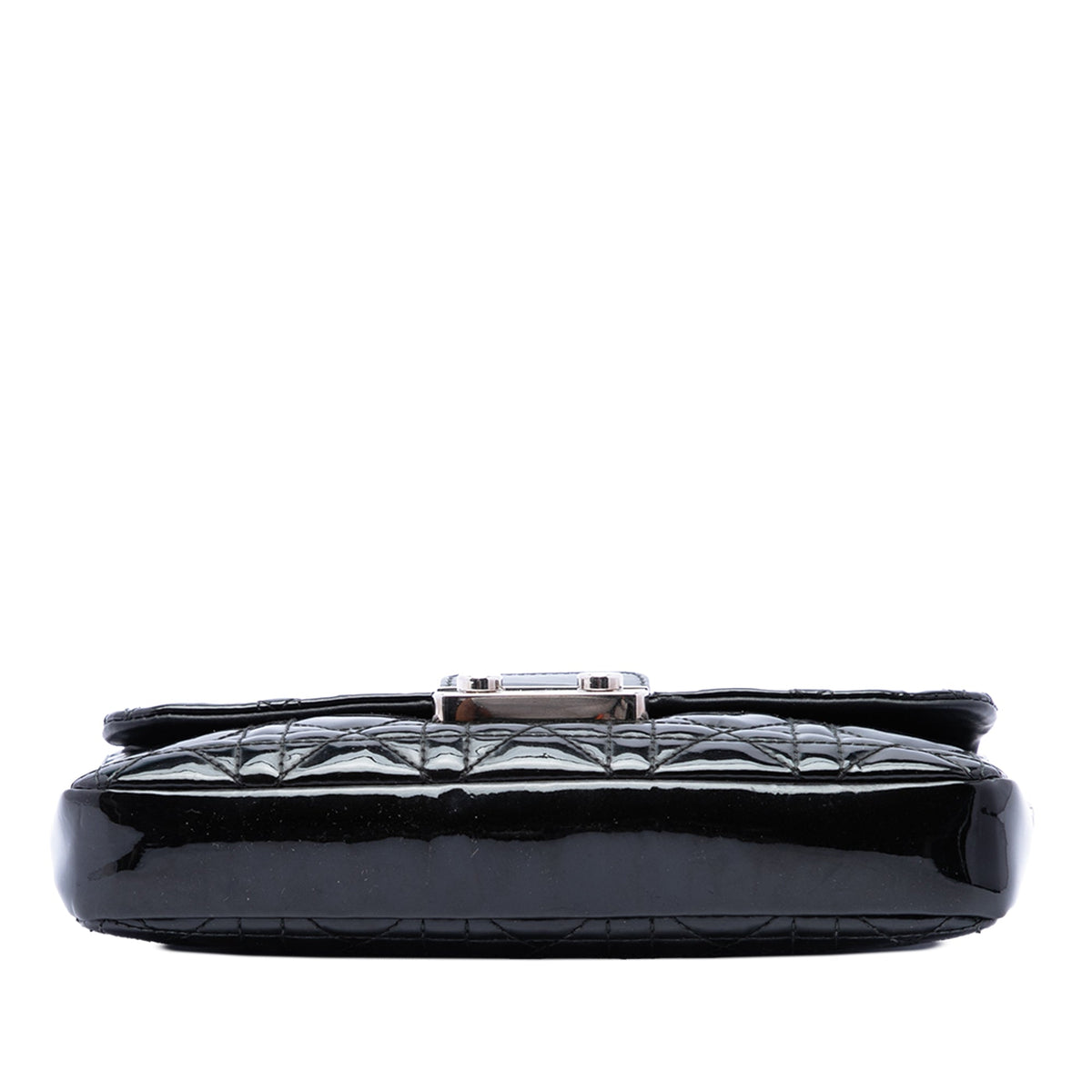 Dior Patent Cannage Miss Dior Promenade Crossbody — Black