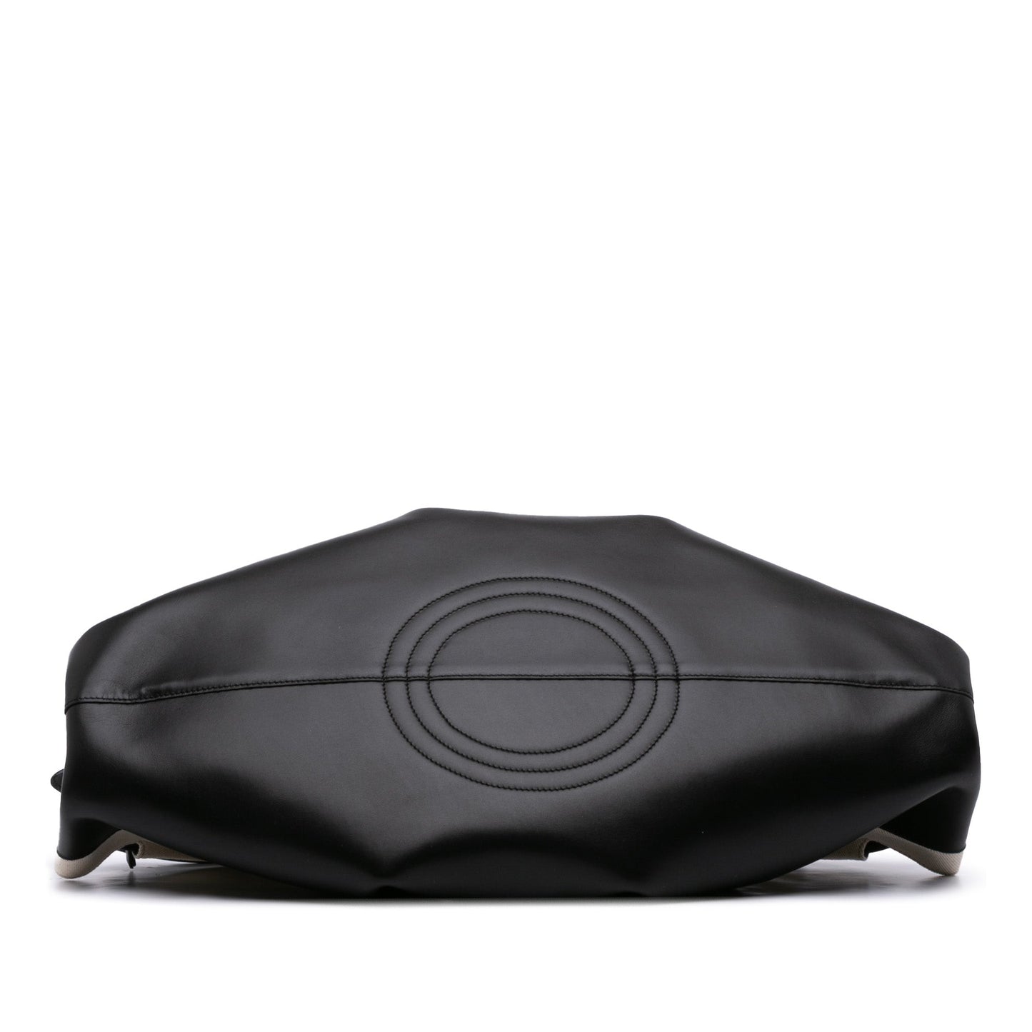 LOEWE XL Shiny Calfskin and Canvas Paseo Satchel