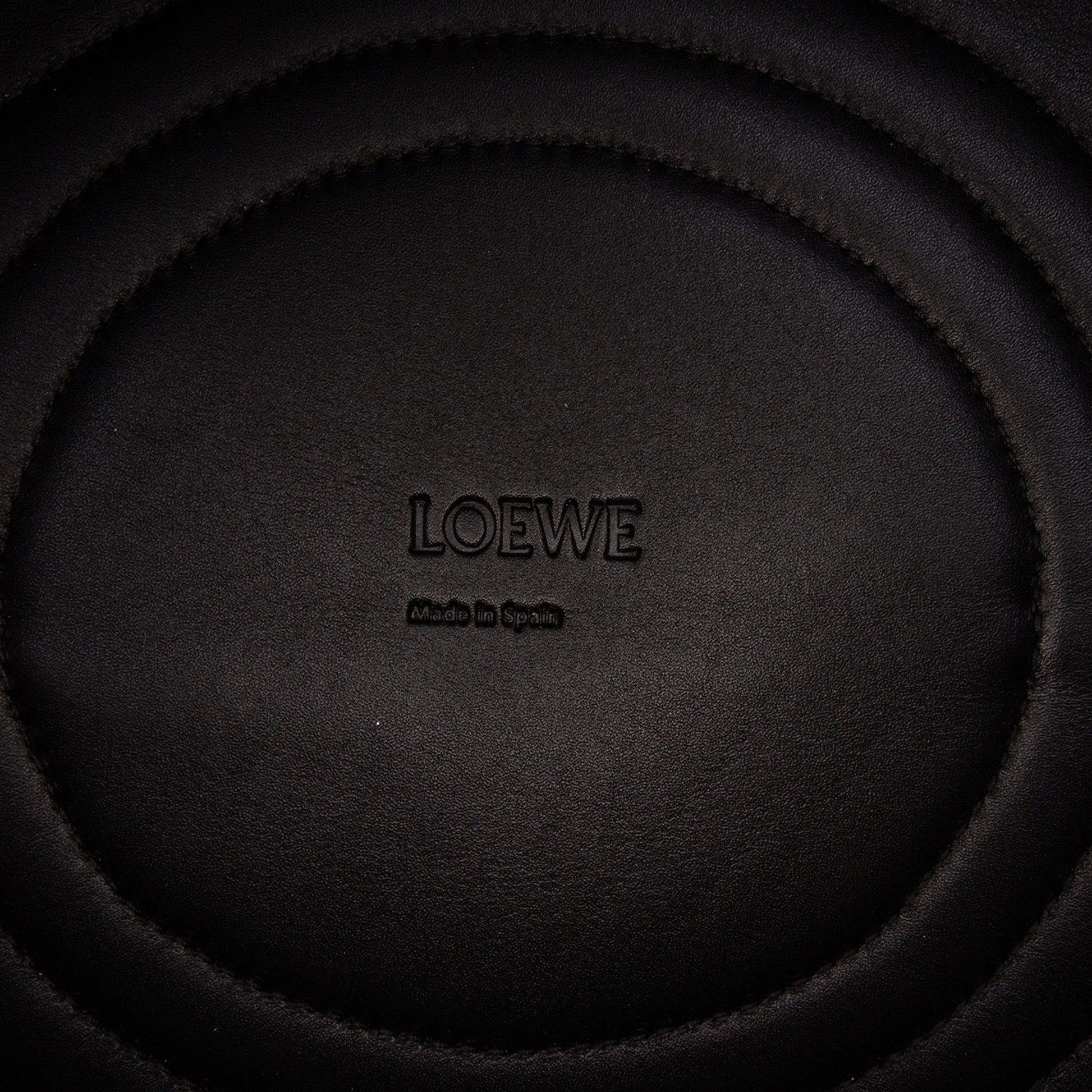 LOEWE XL Shiny Calfskin and Canvas Paseo Satchel