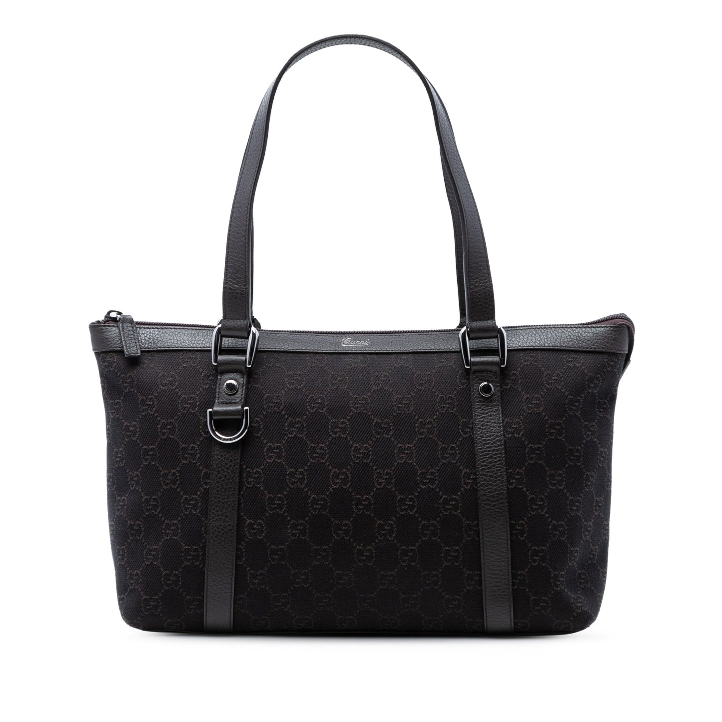Gucci GG Denim Abbey D Ring Tote