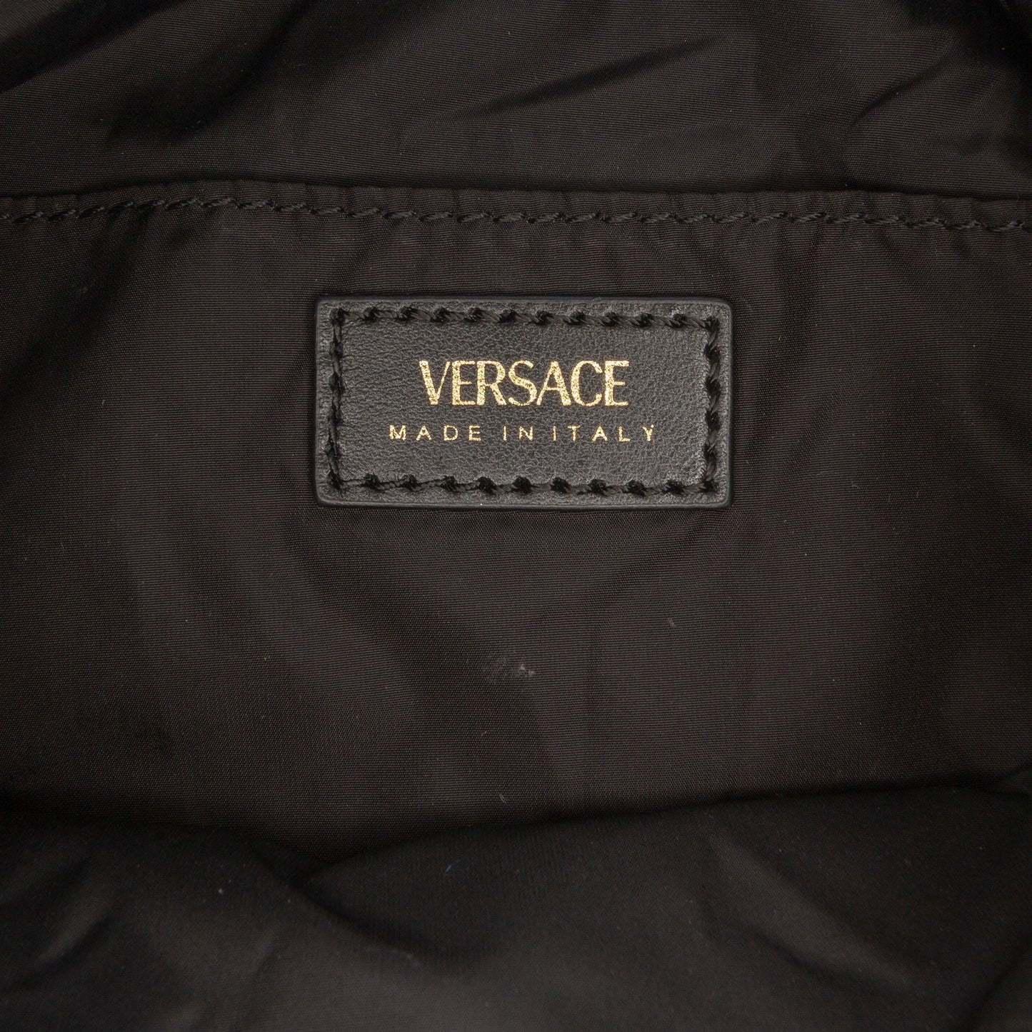 Versace Nylon Tribute La Medusa Chain Satchel