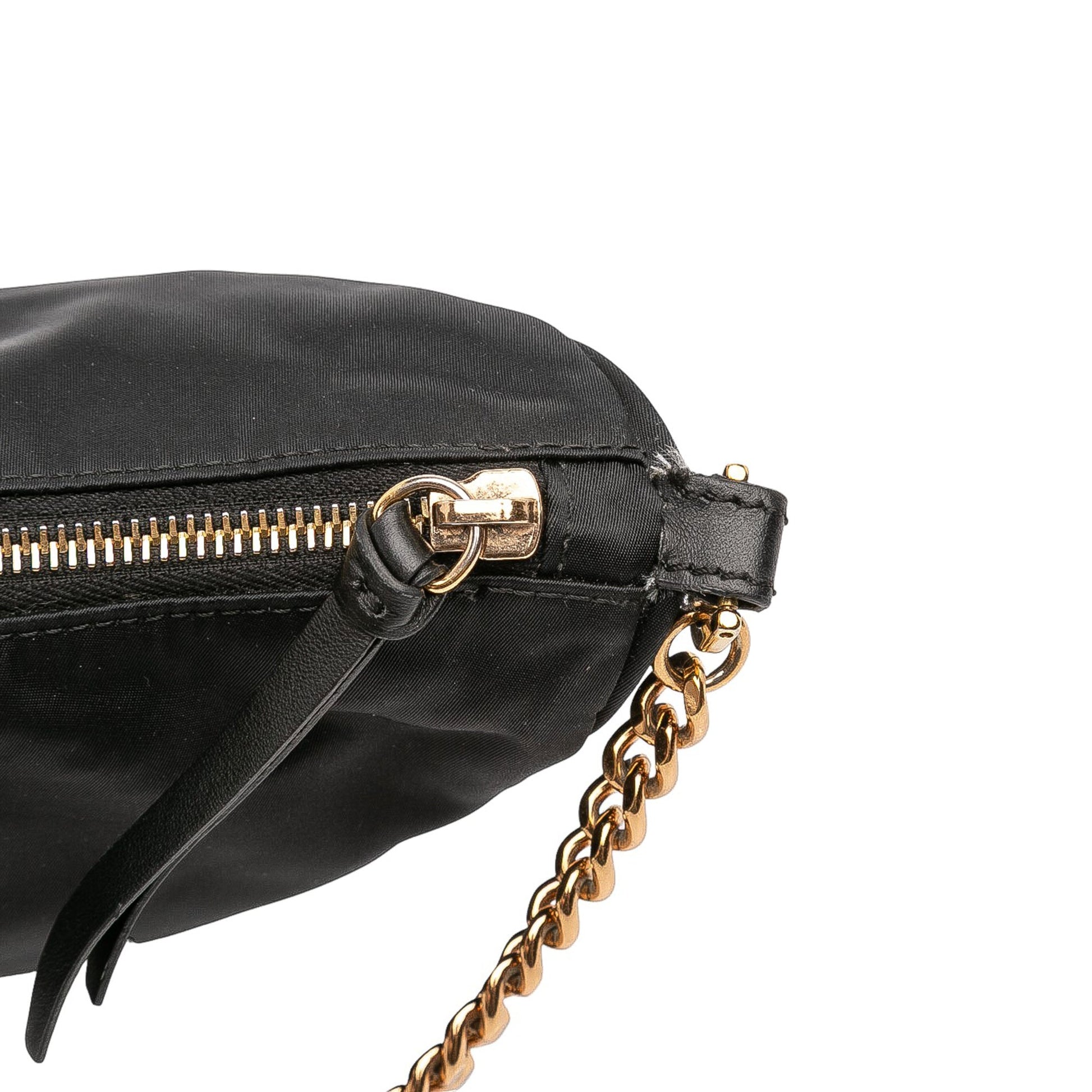 Versace Nylon Tribute La Medusa Chain Satchel