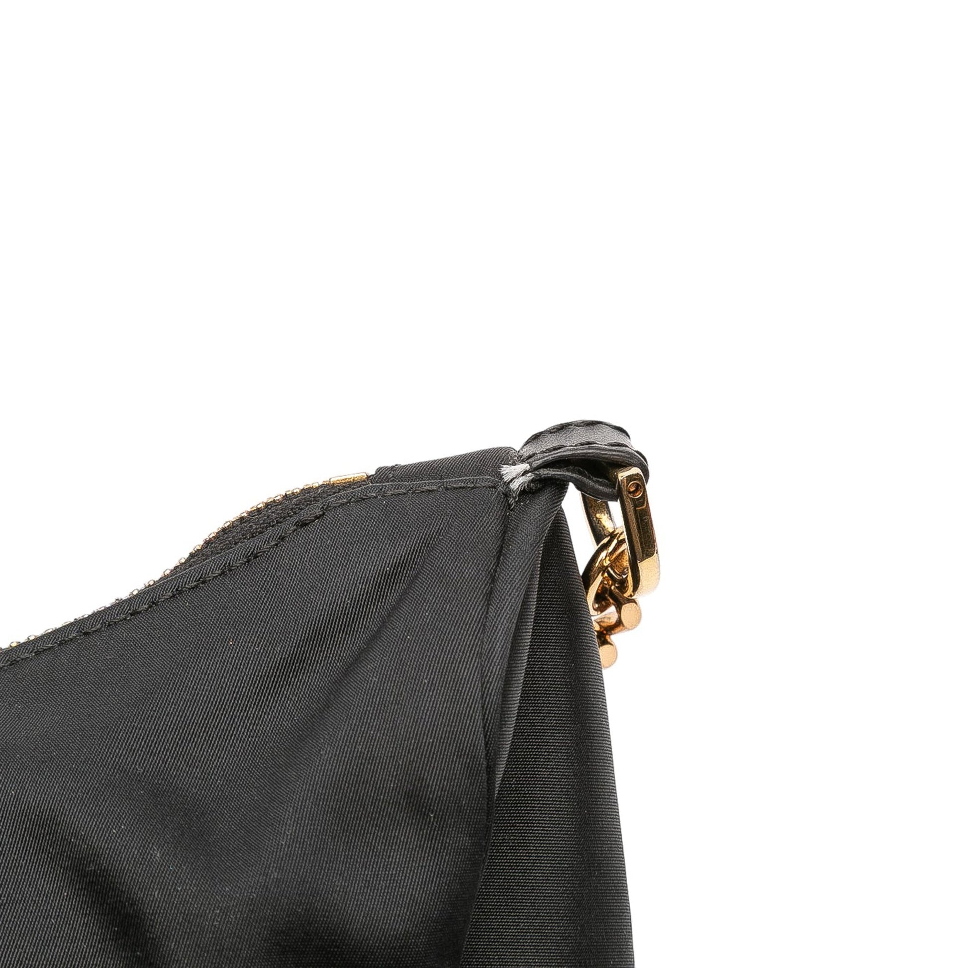 Versace Nylon Tribute La Medusa Chain Satchel