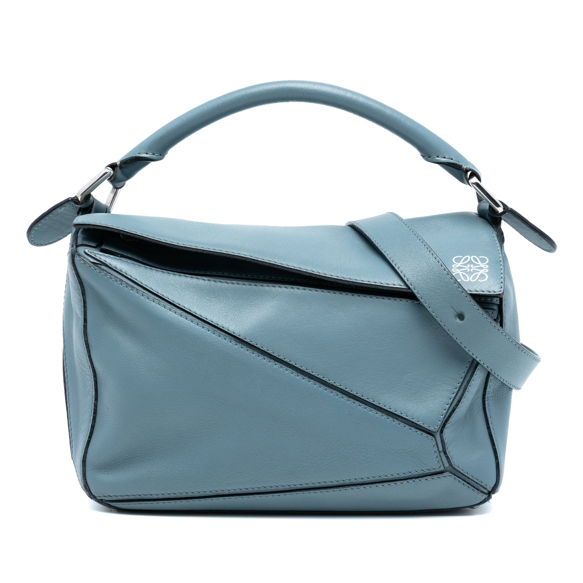 LOEWE Small Calfskin Puzzle Satchel