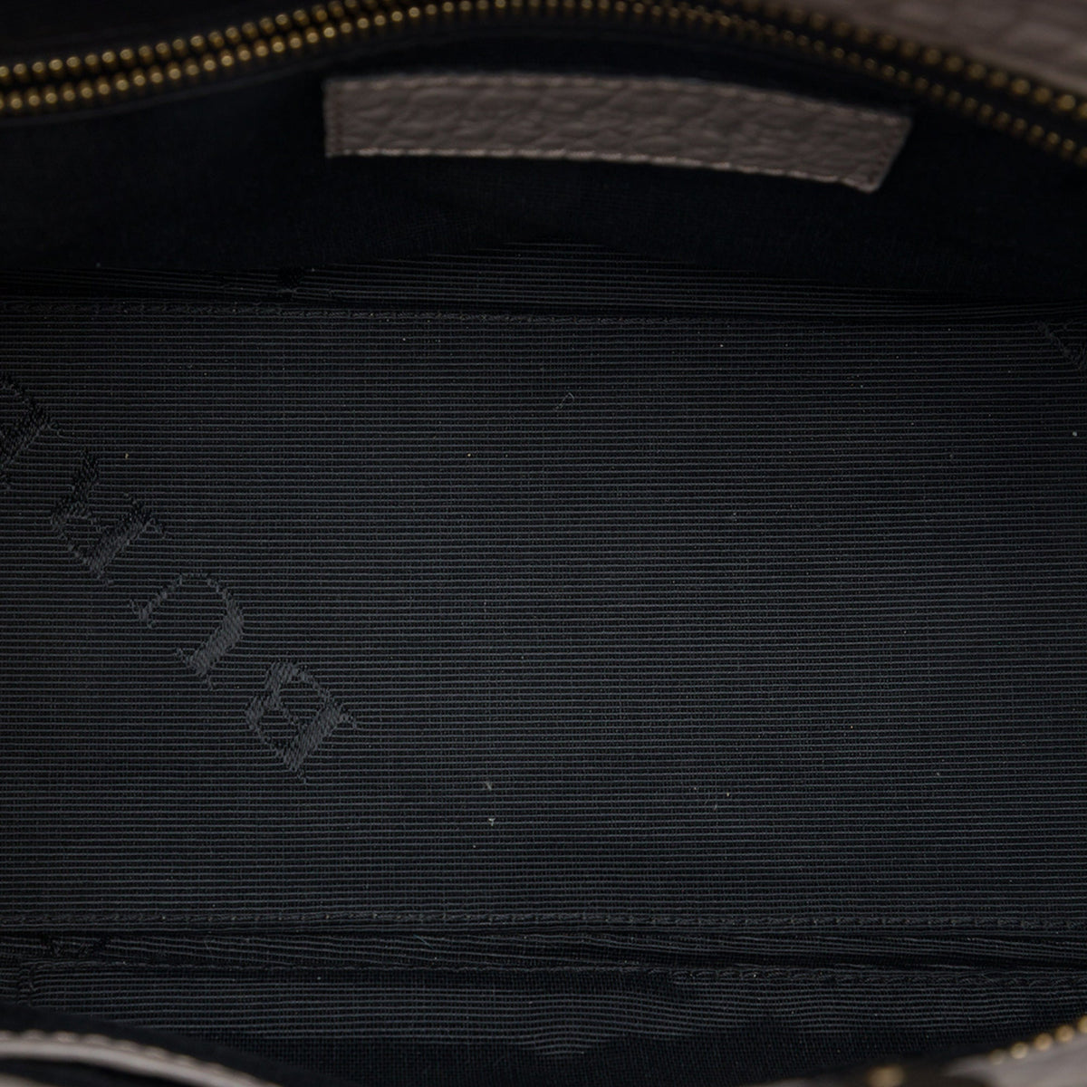 Burberry Small Grained Leather Clifton Satchel — Gray