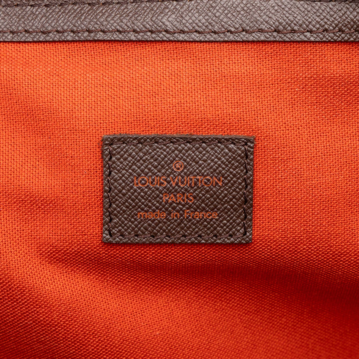 Louis Vuitton Damier Ebene Belem PM — Brown