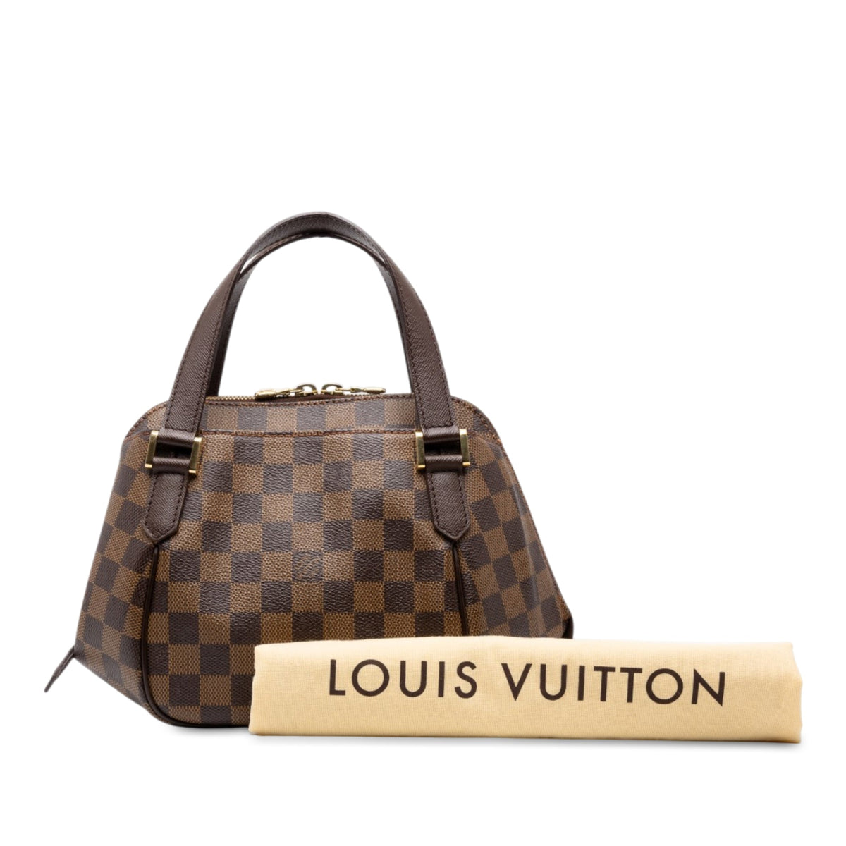 Louis Vuitton Damier Ebene Belem PM — Brown