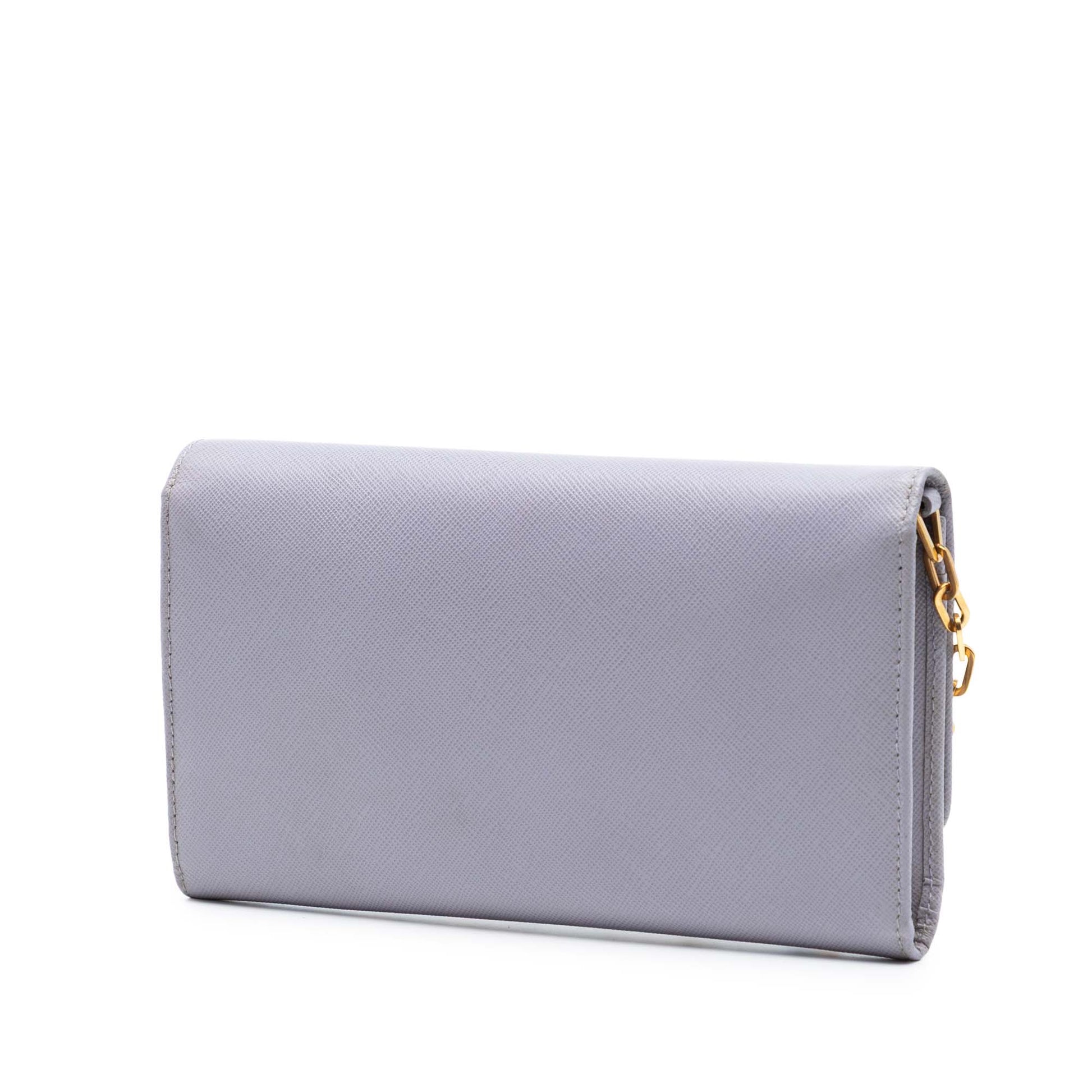 Prada Saffiano Lux Wallet On Chain