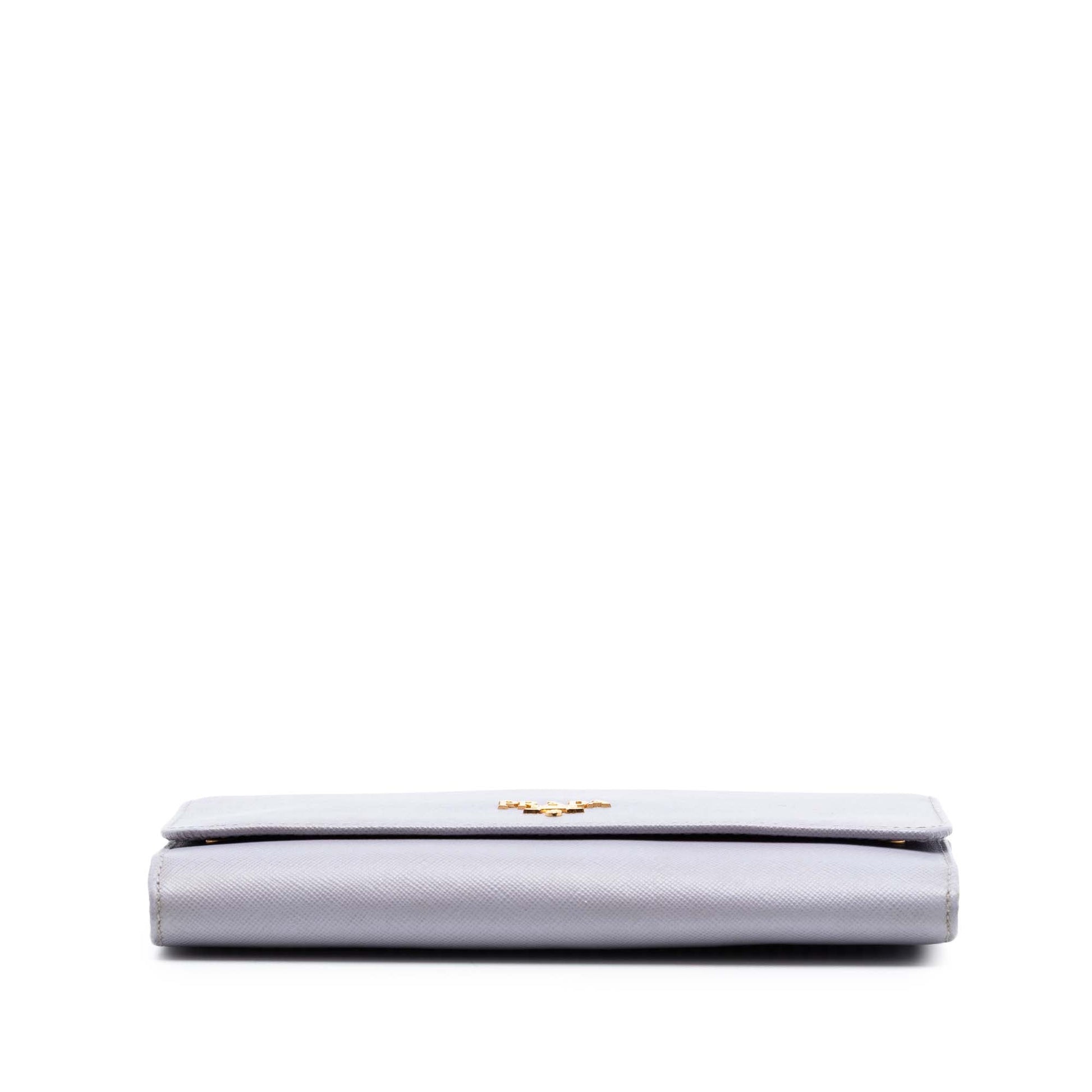 Prada Saffiano Lux Wallet On Chain