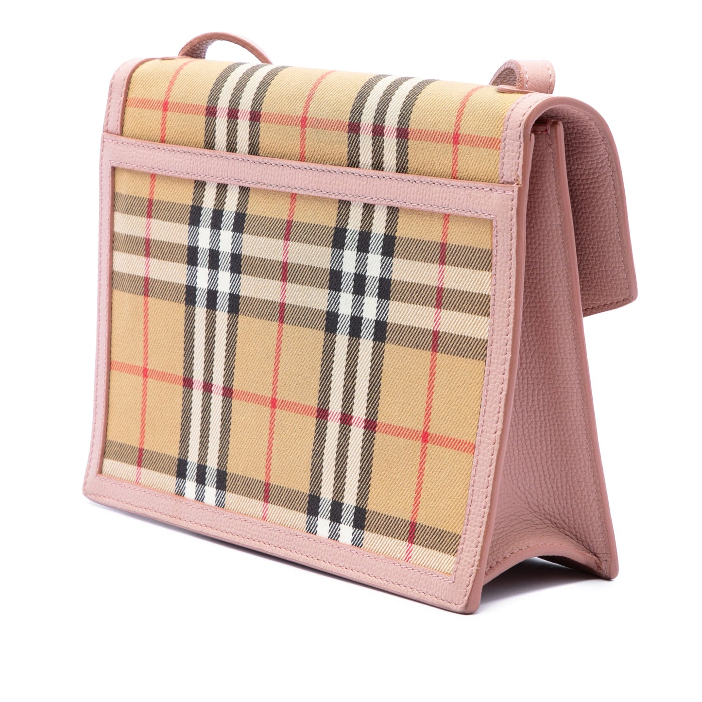 Burberry Small House Check Canvas Macken Crossbody