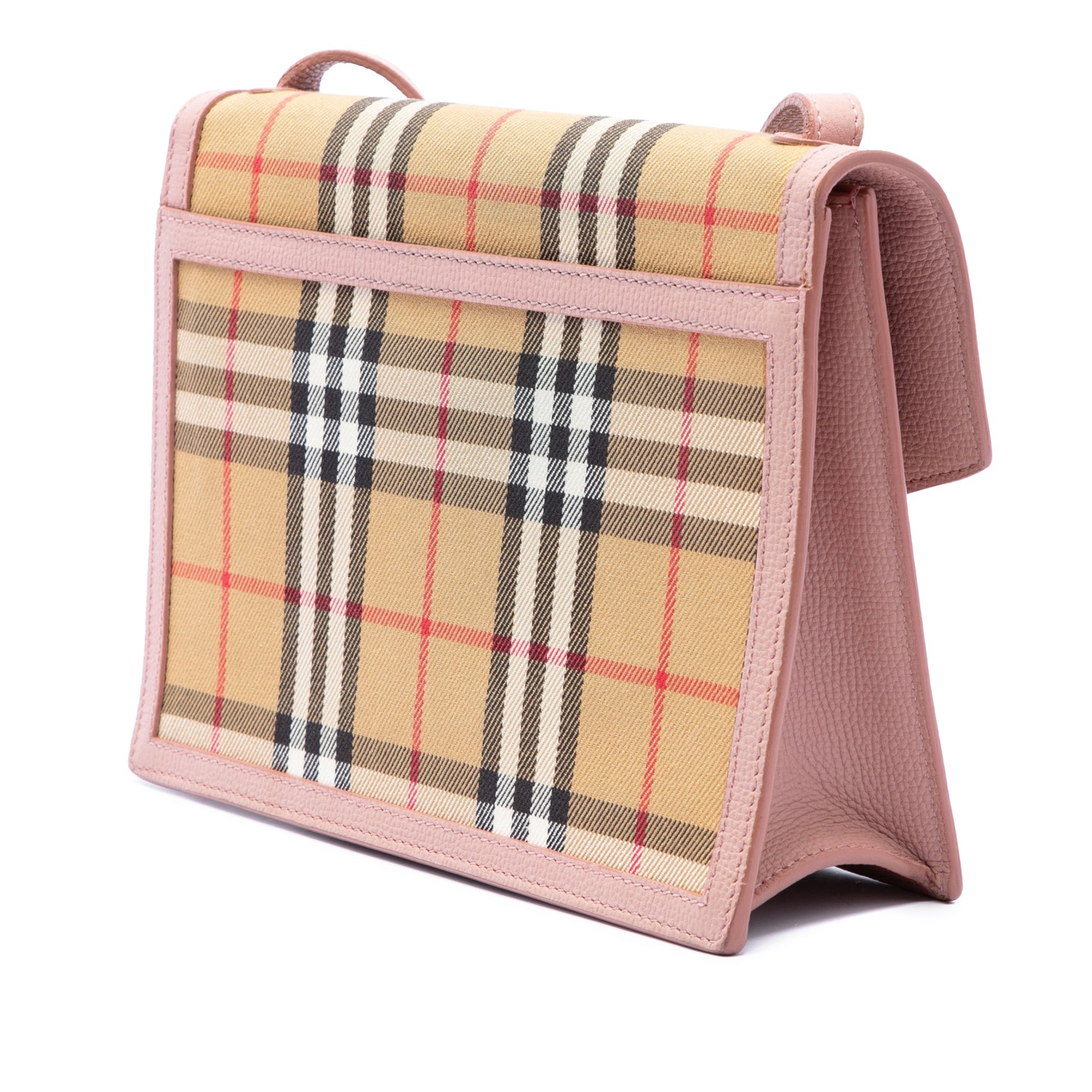 Burberry Small House Check Canvas Macken Crossbody