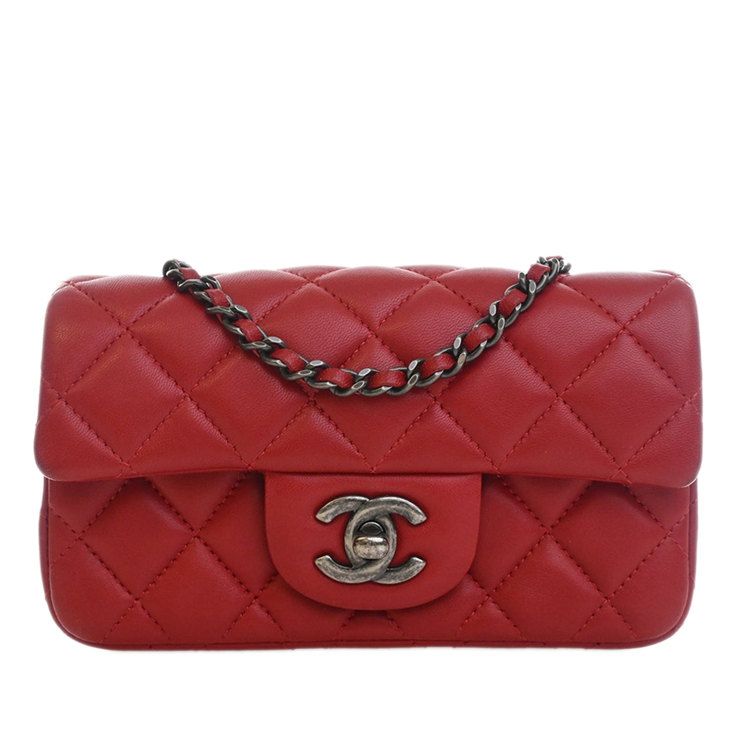 Chanel Extra Mini Rectangular Classic Lambskin Single Flap