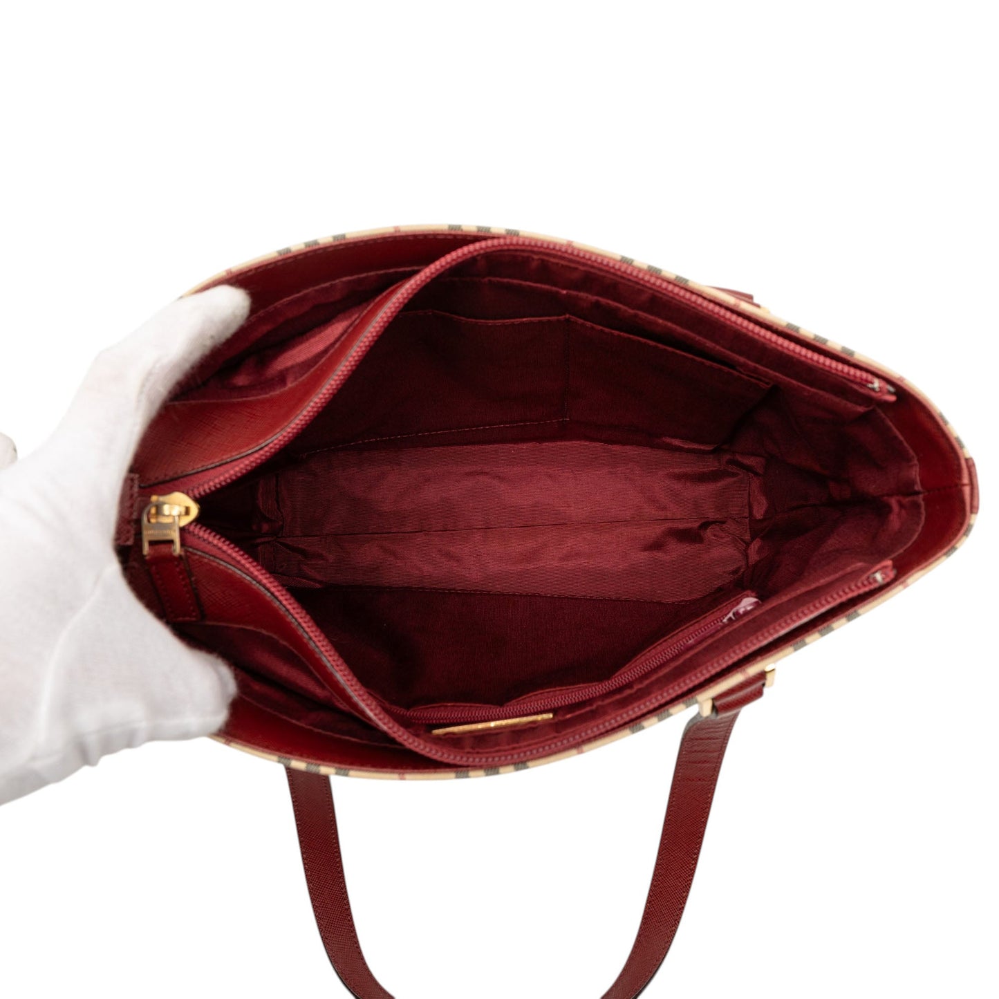 Burberry House Check Canvas Tote