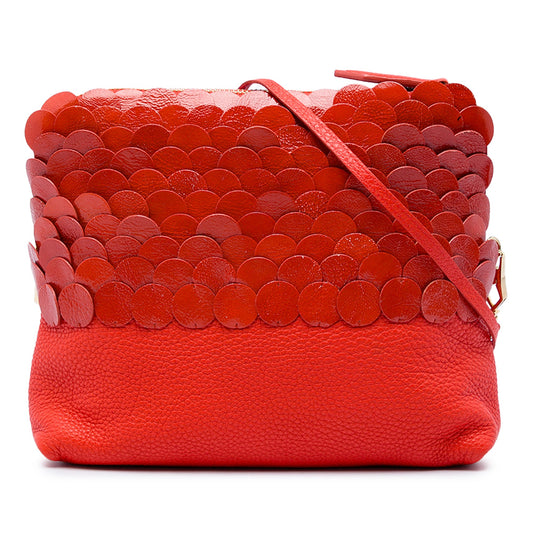 Burberry Leather The Petal Clutch With Strap