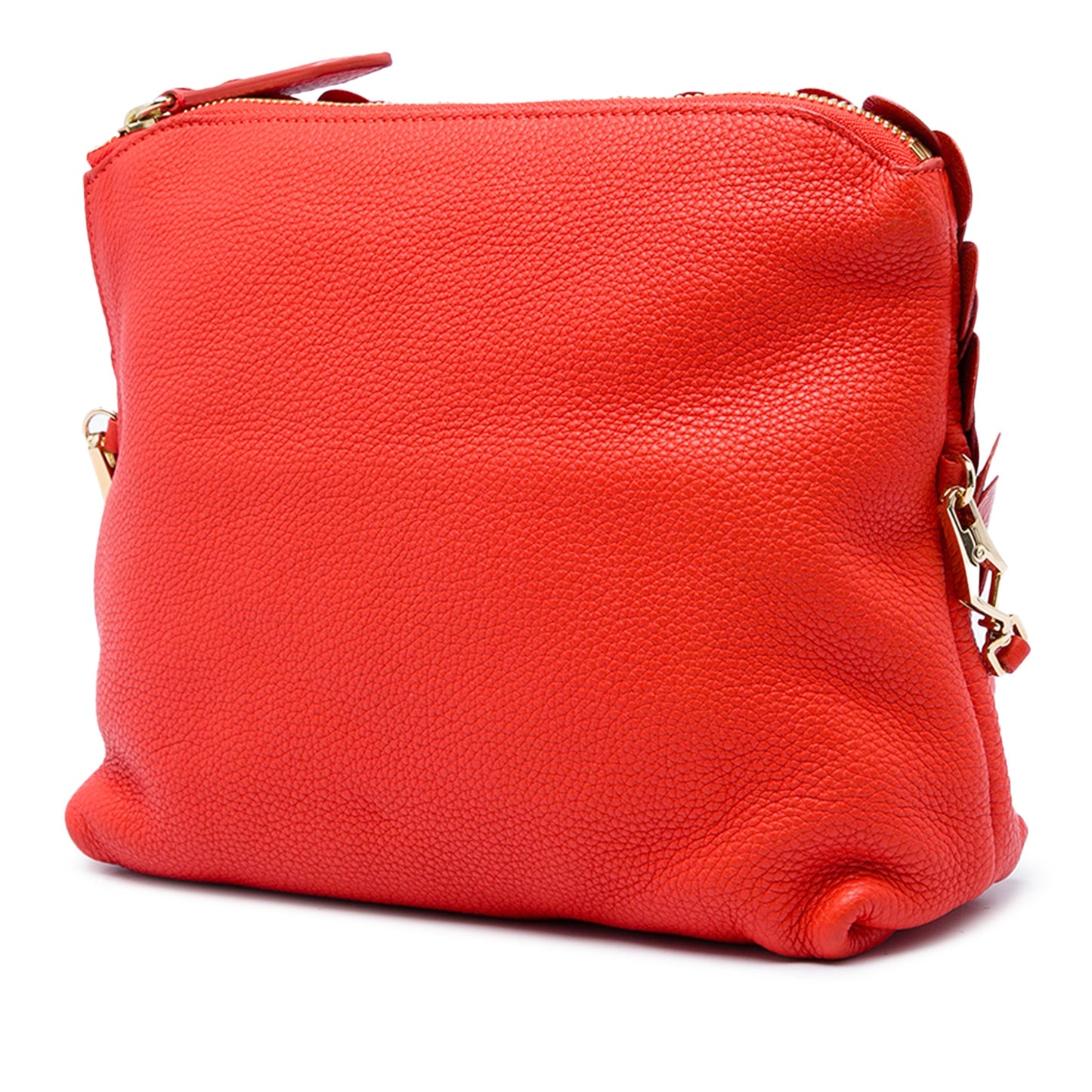 Burberry Leather The Petal Clutch With Strap