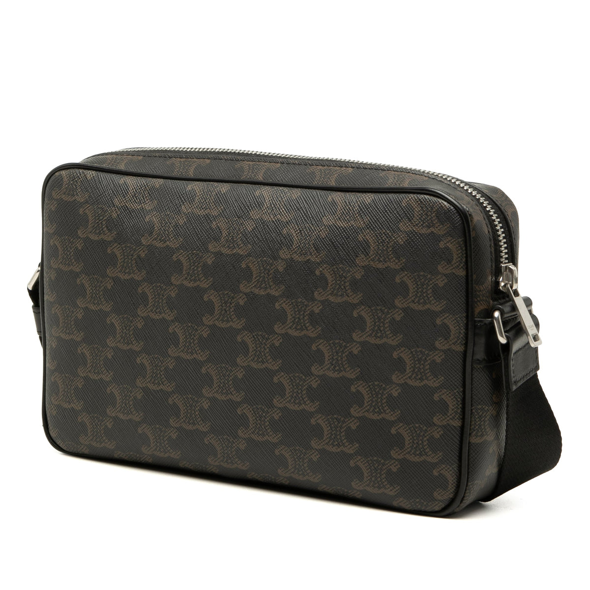 Celine Medium Triomphe Coated Canvas Messenger Bag