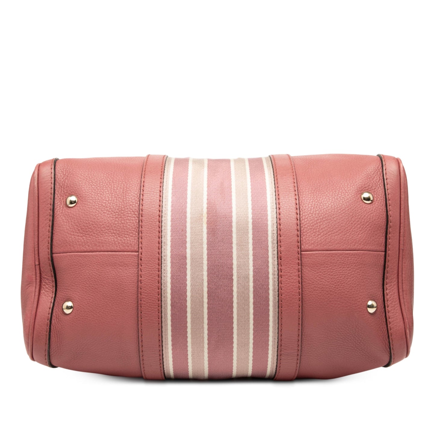 Gucci Medium Calfskin Web Joy Boston Bag