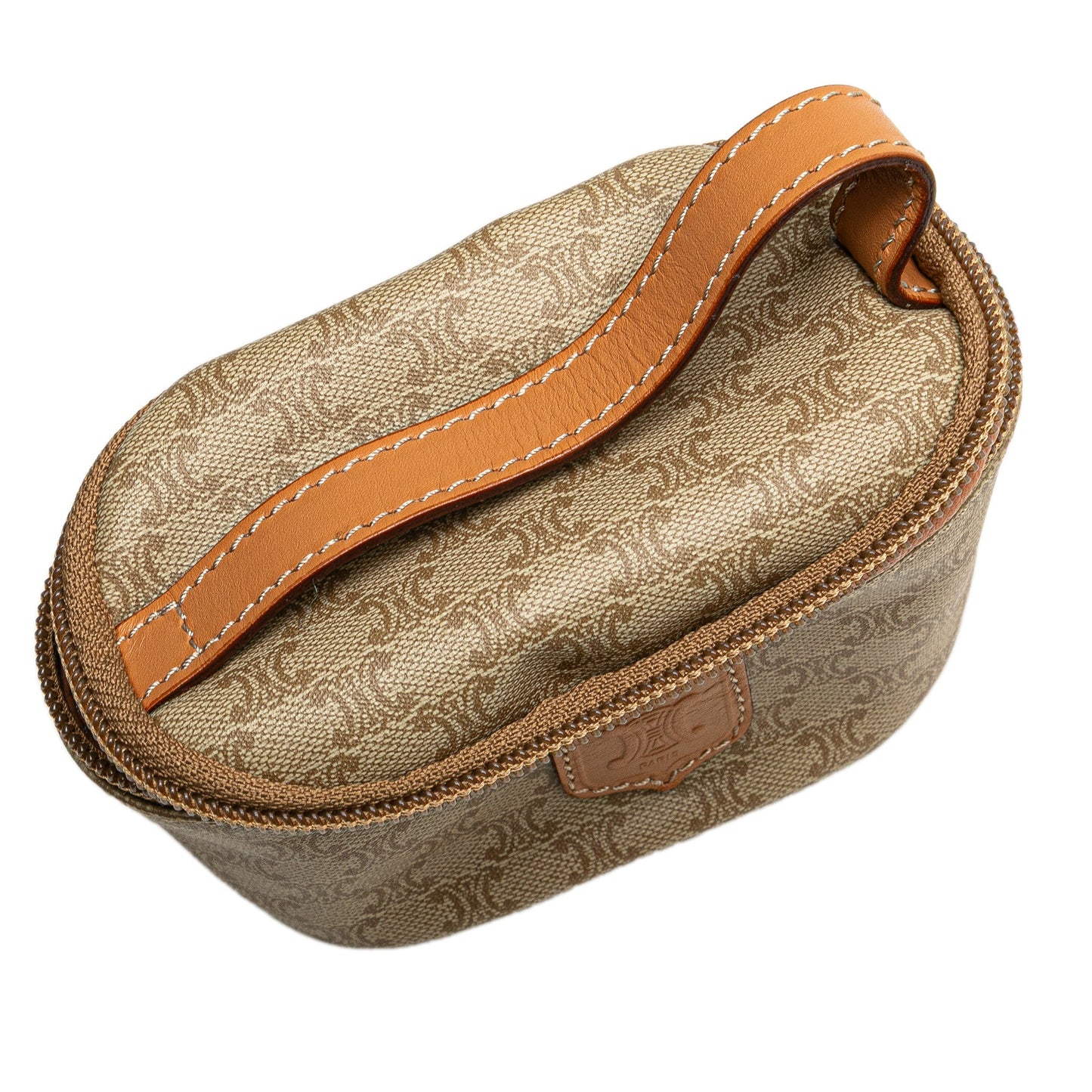 Celine Macadam Coated Canvas Vanity Bag