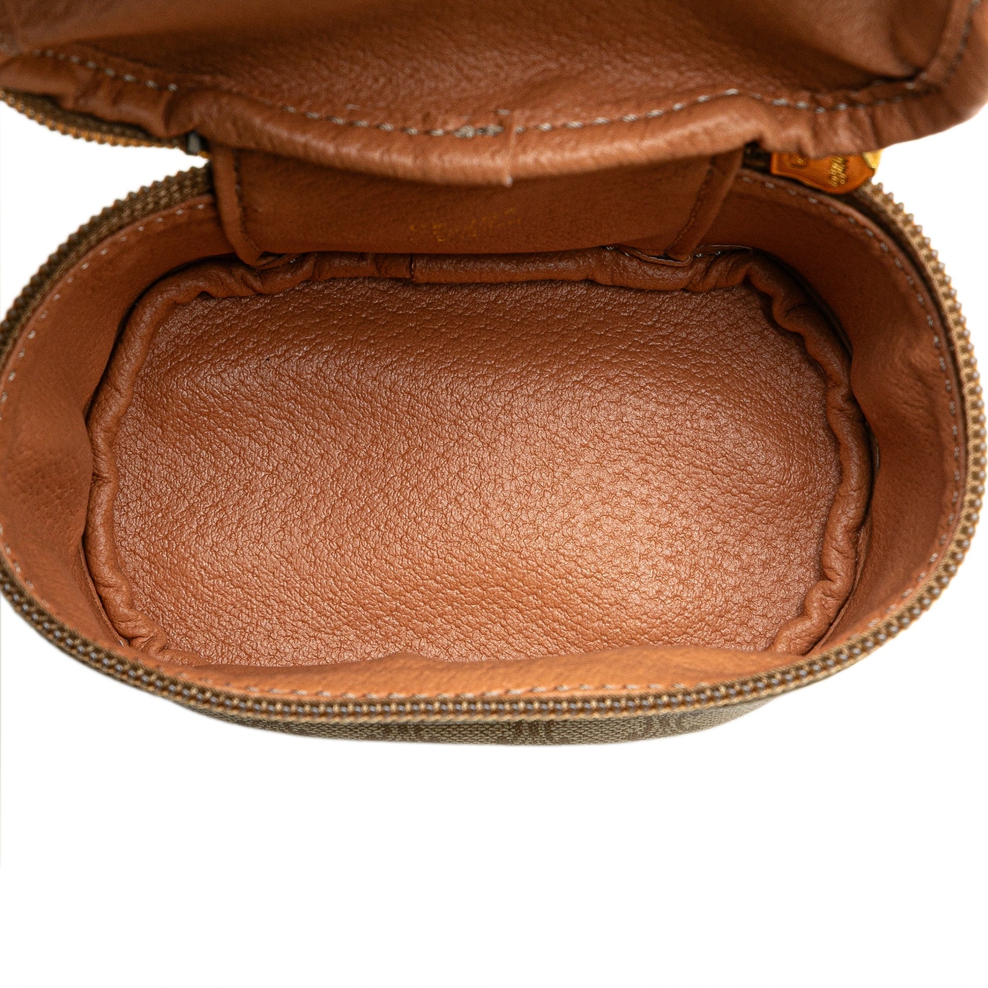 Celine Macadam Coated Canvas Vanity Bag