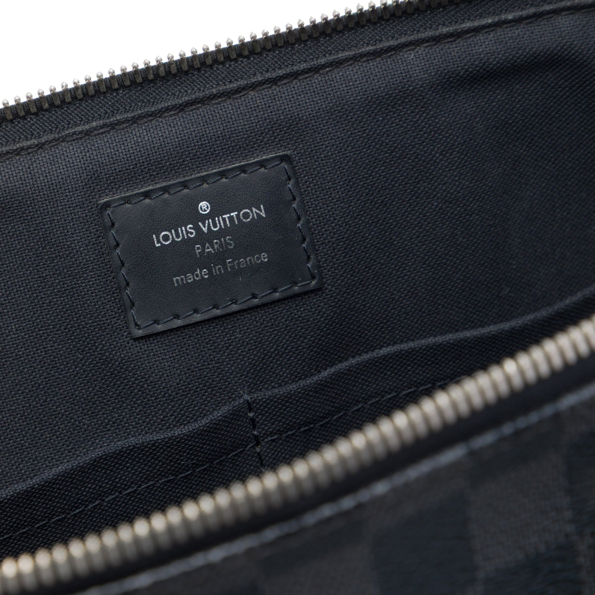 Louis Vuitton Damier Graphite Porte Documents Jour — Black