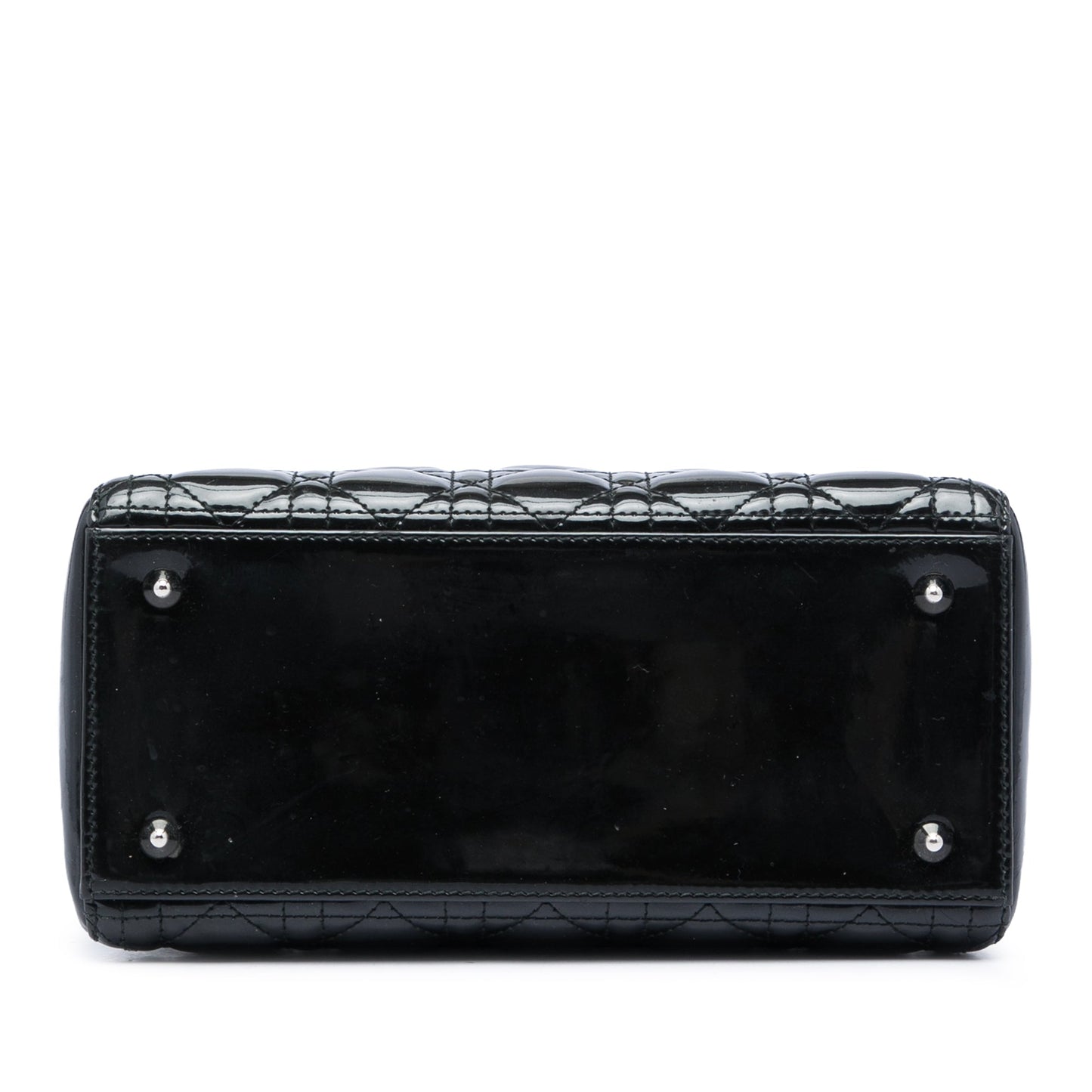 Dior Medium Patent Cannage Lady Dior