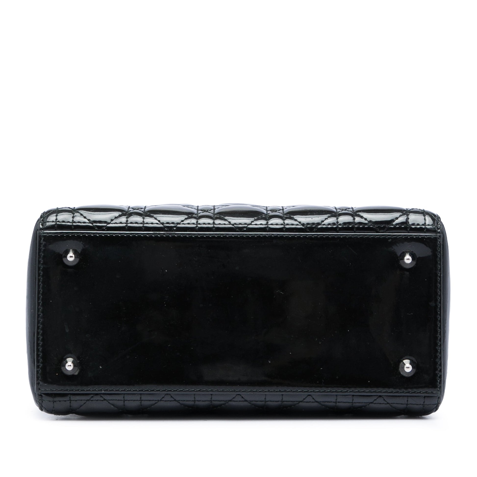 Dior Medium Patent Cannage Lady Dior