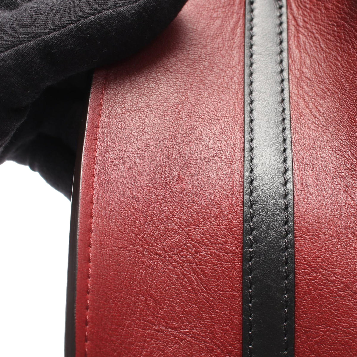 Chloé Leather Hayley Shoulder Bag — Red