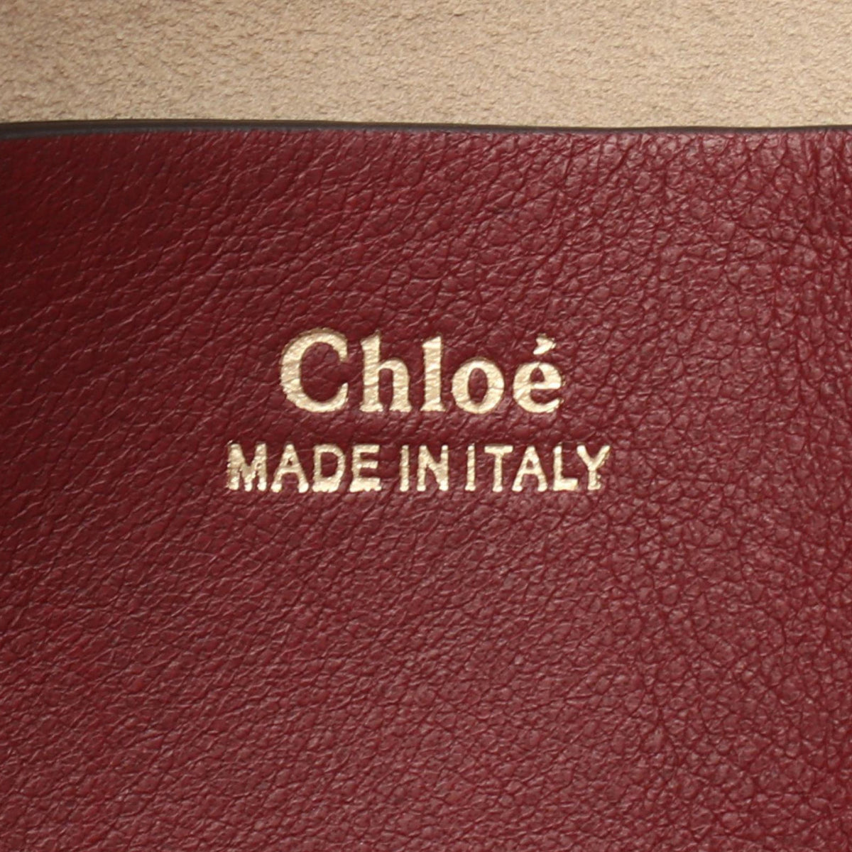 Chloé Leather Hayley Shoulder Bag — Red