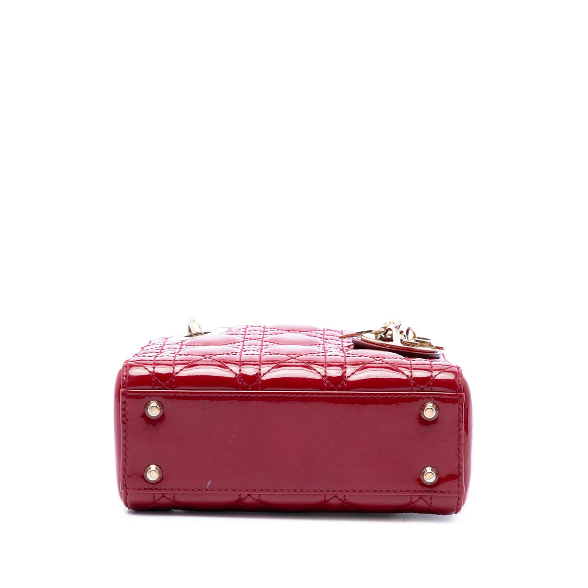 Dior Mini Patent Cannage Lady Dior