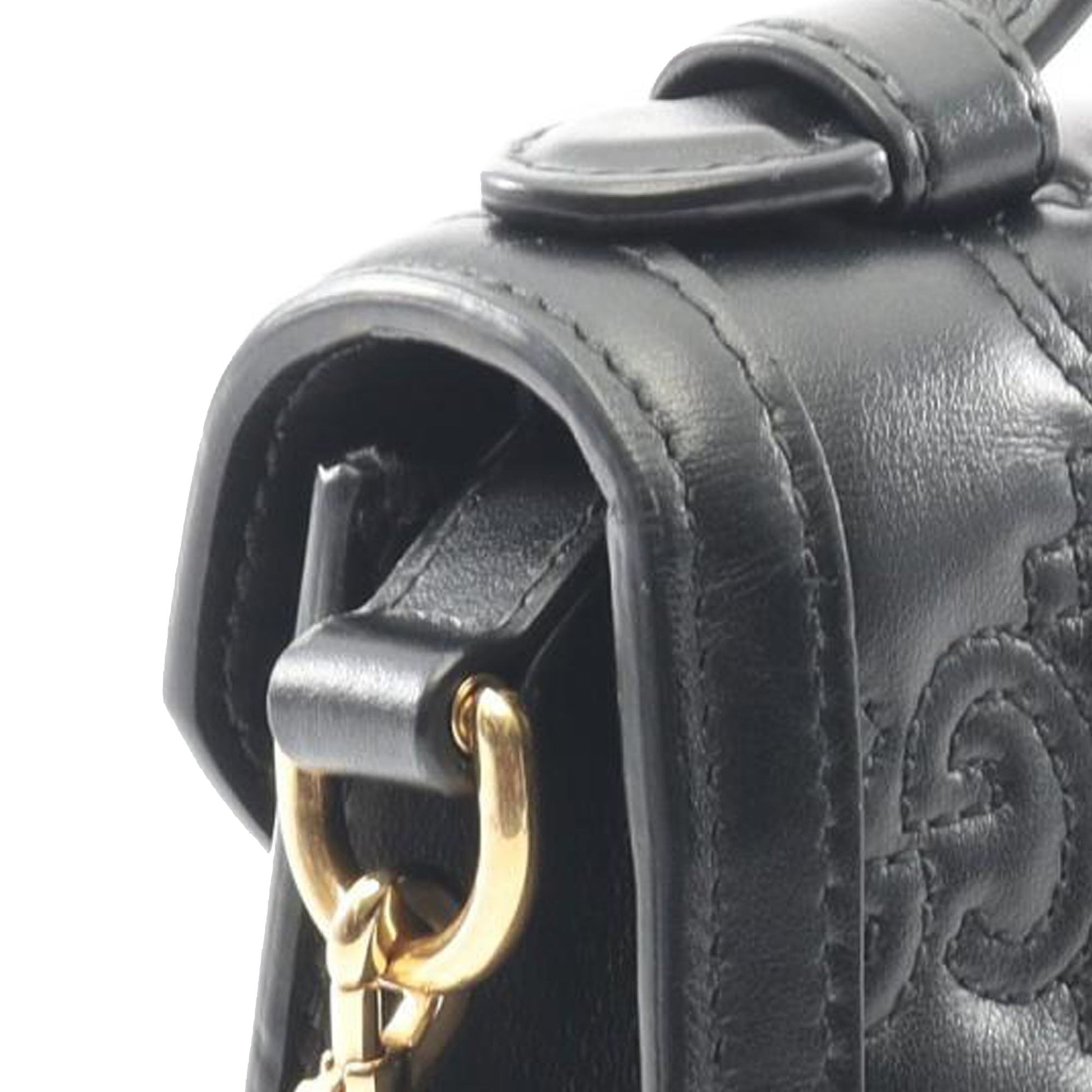 Gucci Small GG Matelasse Leather Top Handle Bag