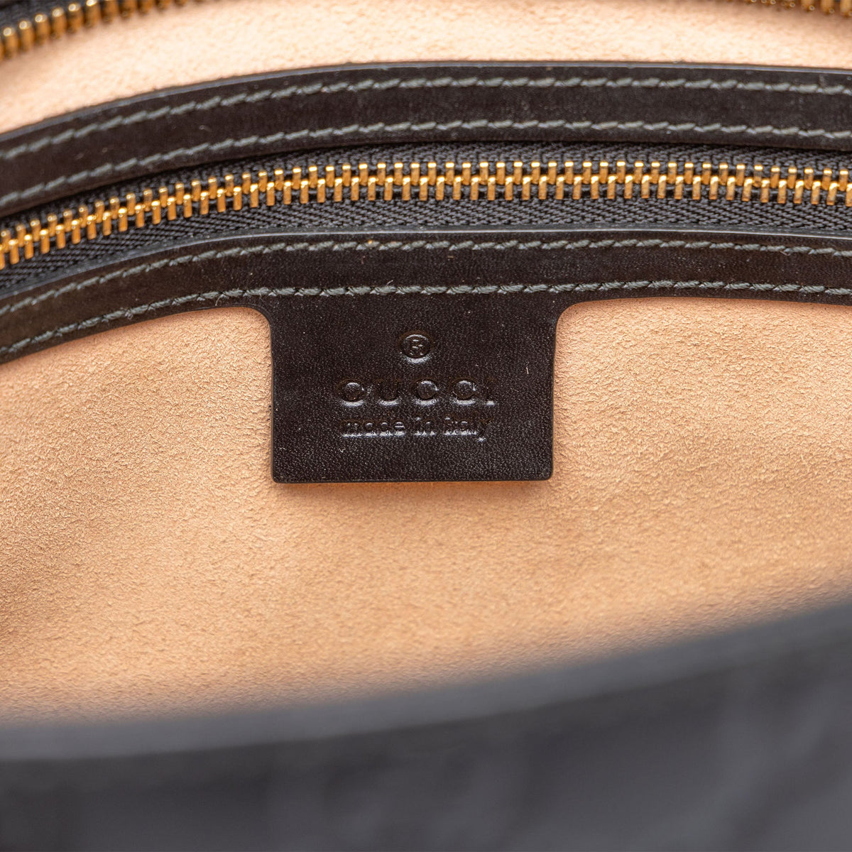 Gucci Small Guccissima Convertible Tote — Black
