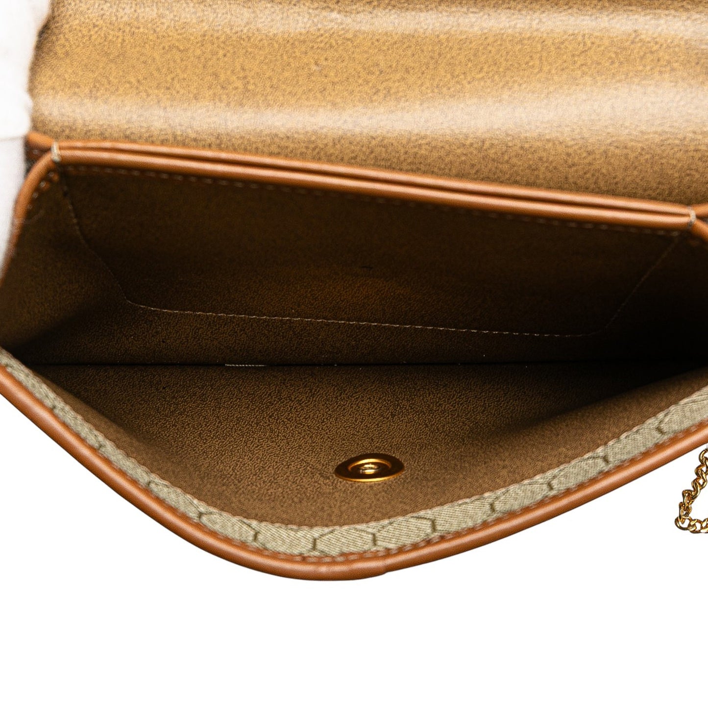 Dior Honeycomb Coated Canvas Chain Shoulder Bag