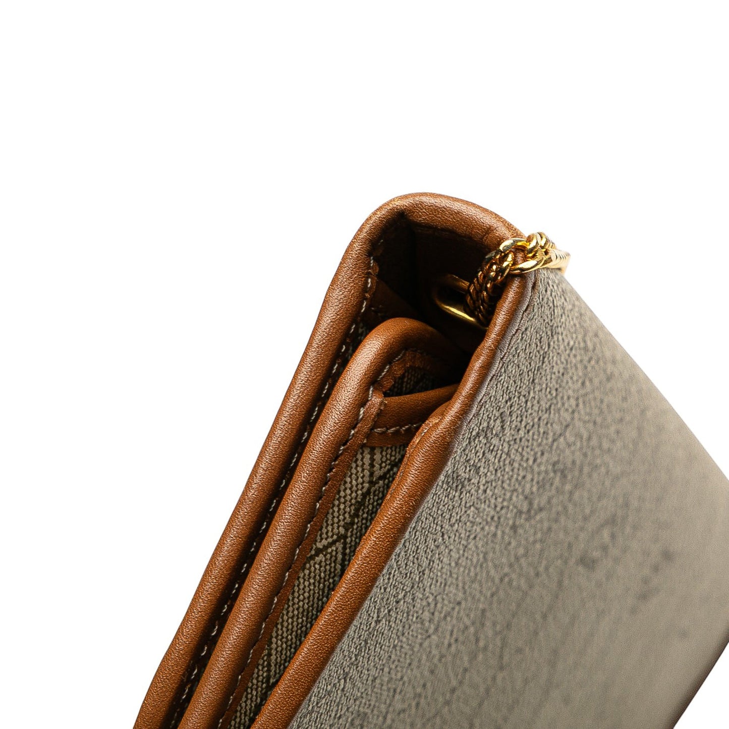 Dior Honeycomb Coated Canvas Chain Shoulder Bag