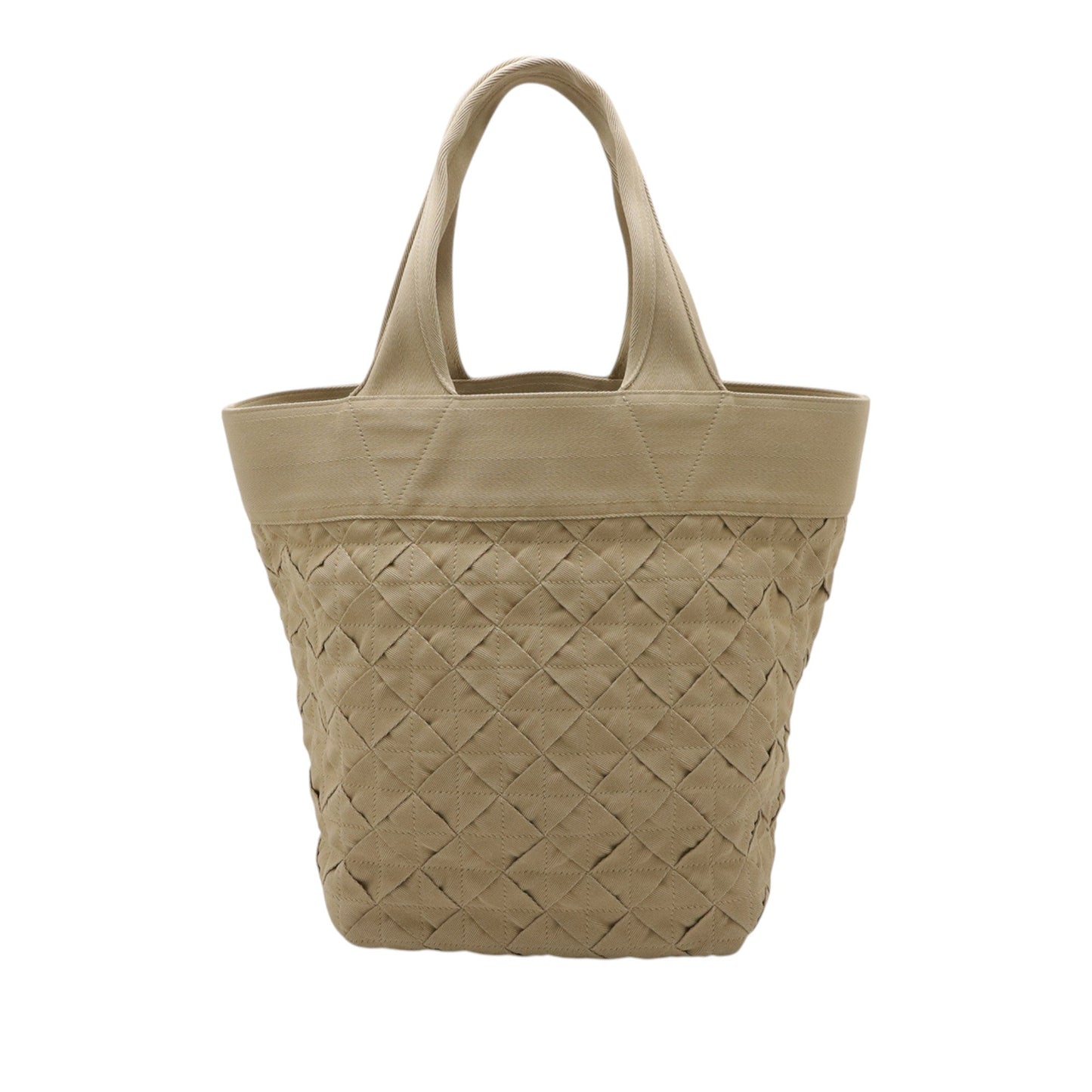 Bottega Veneta Canvas Intrecciato Webbing Open Tote