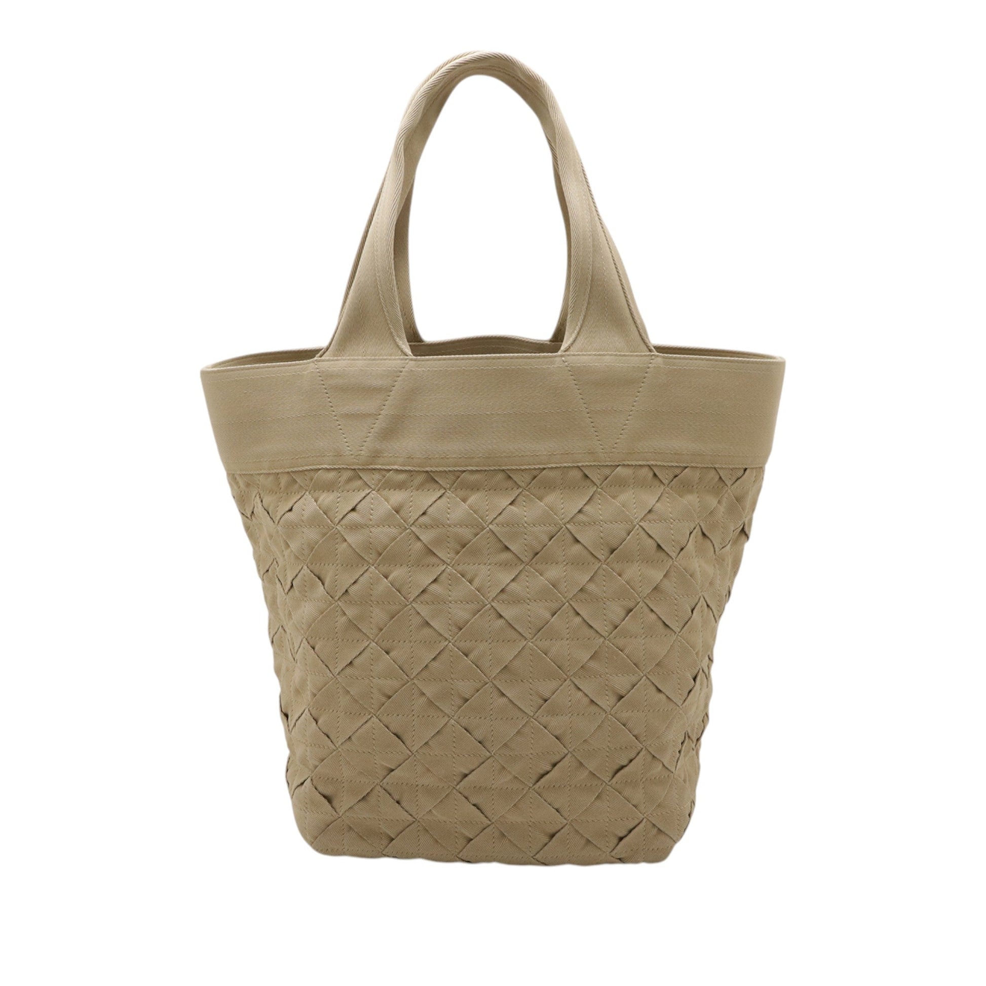 Bottega Veneta Canvas Intrecciato Webbing Open Tote