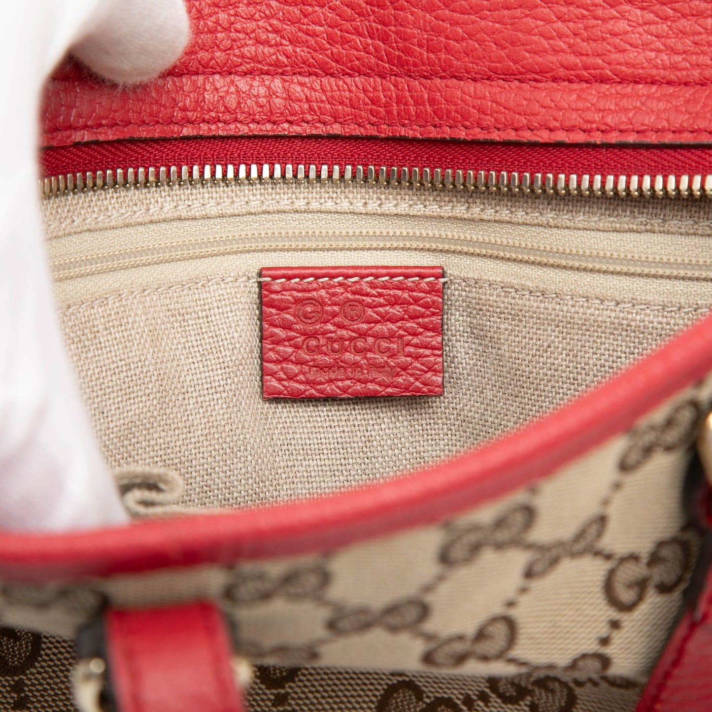 Gucci Small GG Canvas Bree Satchel