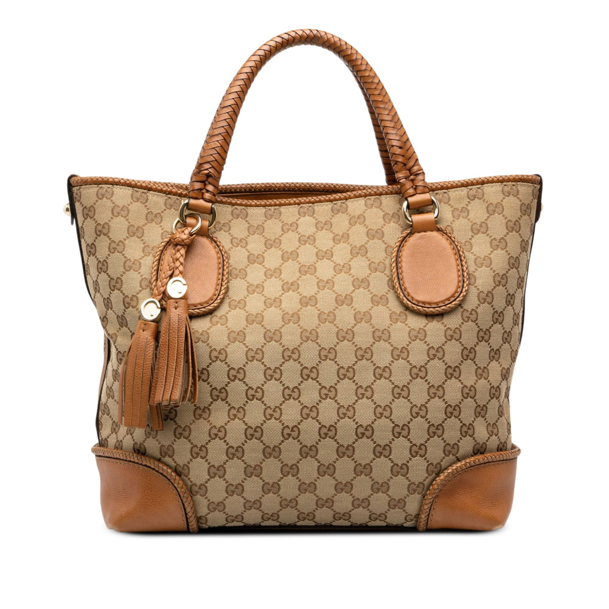 Gucci GG Canvas Marrakech Tote — Beige